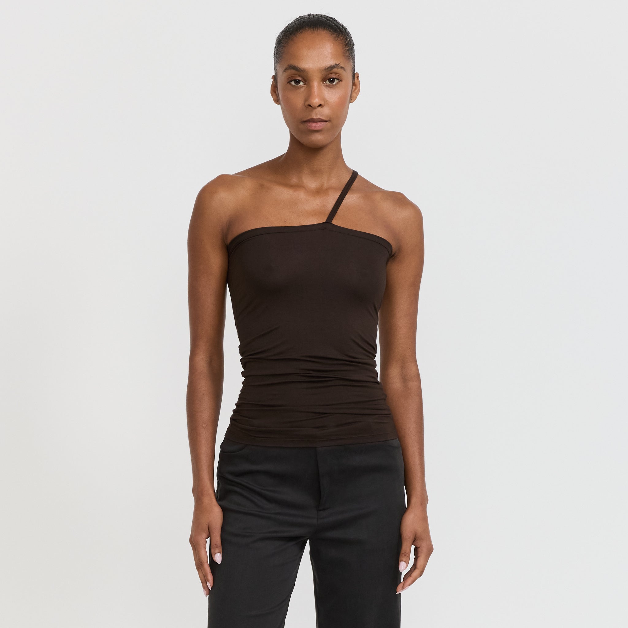 Baserange | Nida One Strap Tank Top Fovea | Maplestore