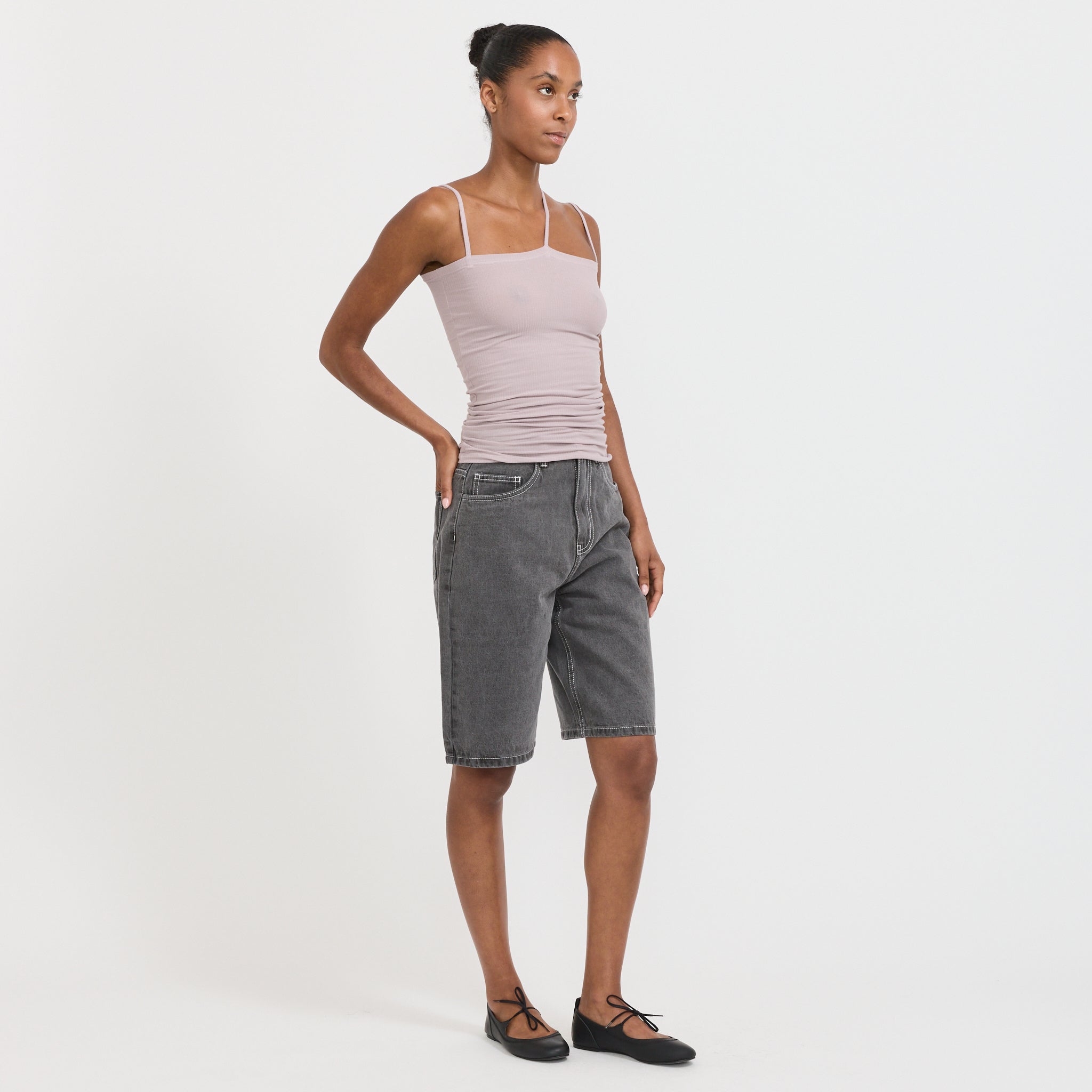 トップス Nida Tank Grey Melange Nida Tank Verbe Purple | Maplestore