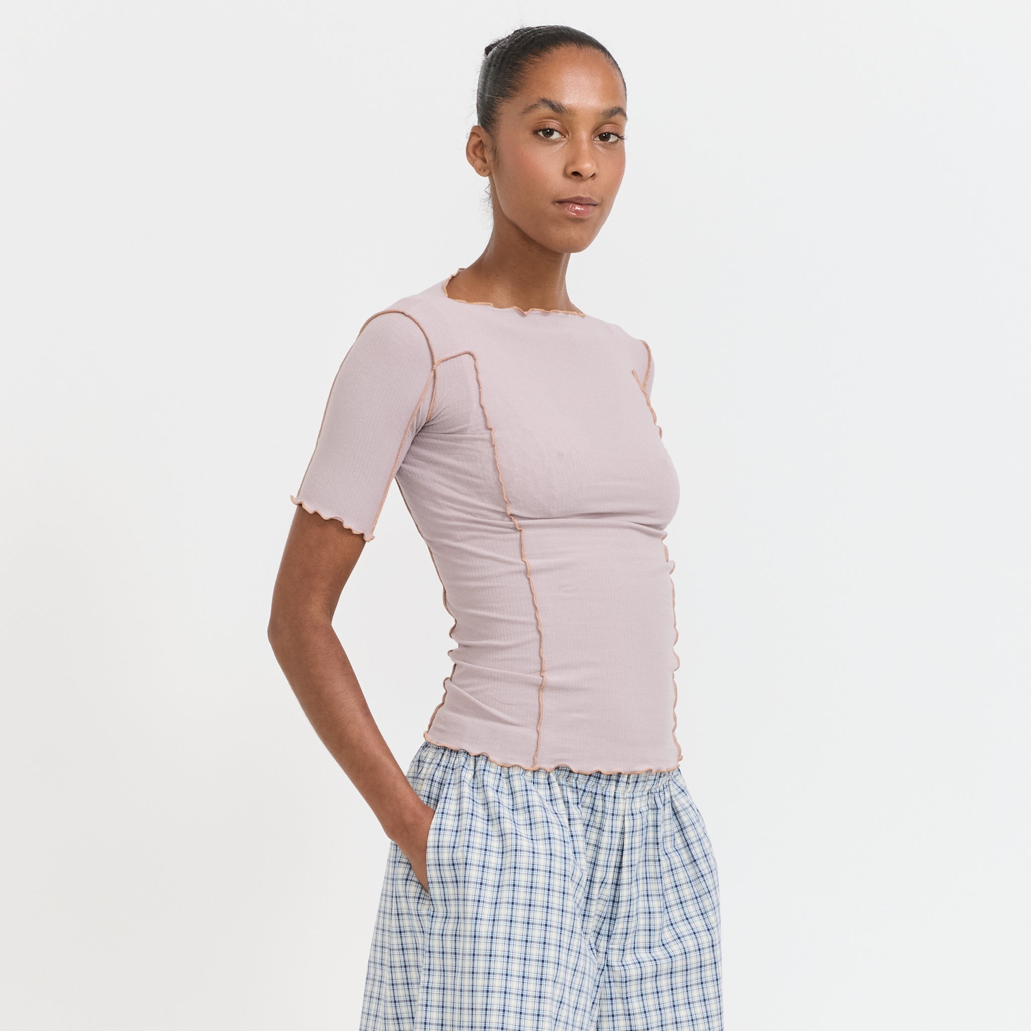 Omato 3/4 Tee Verbe Purple