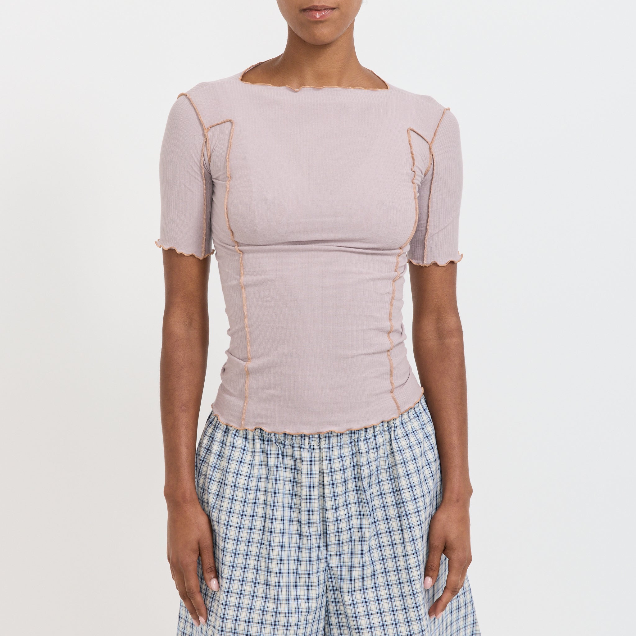 Omato 3/4 Tee Verbe Purple