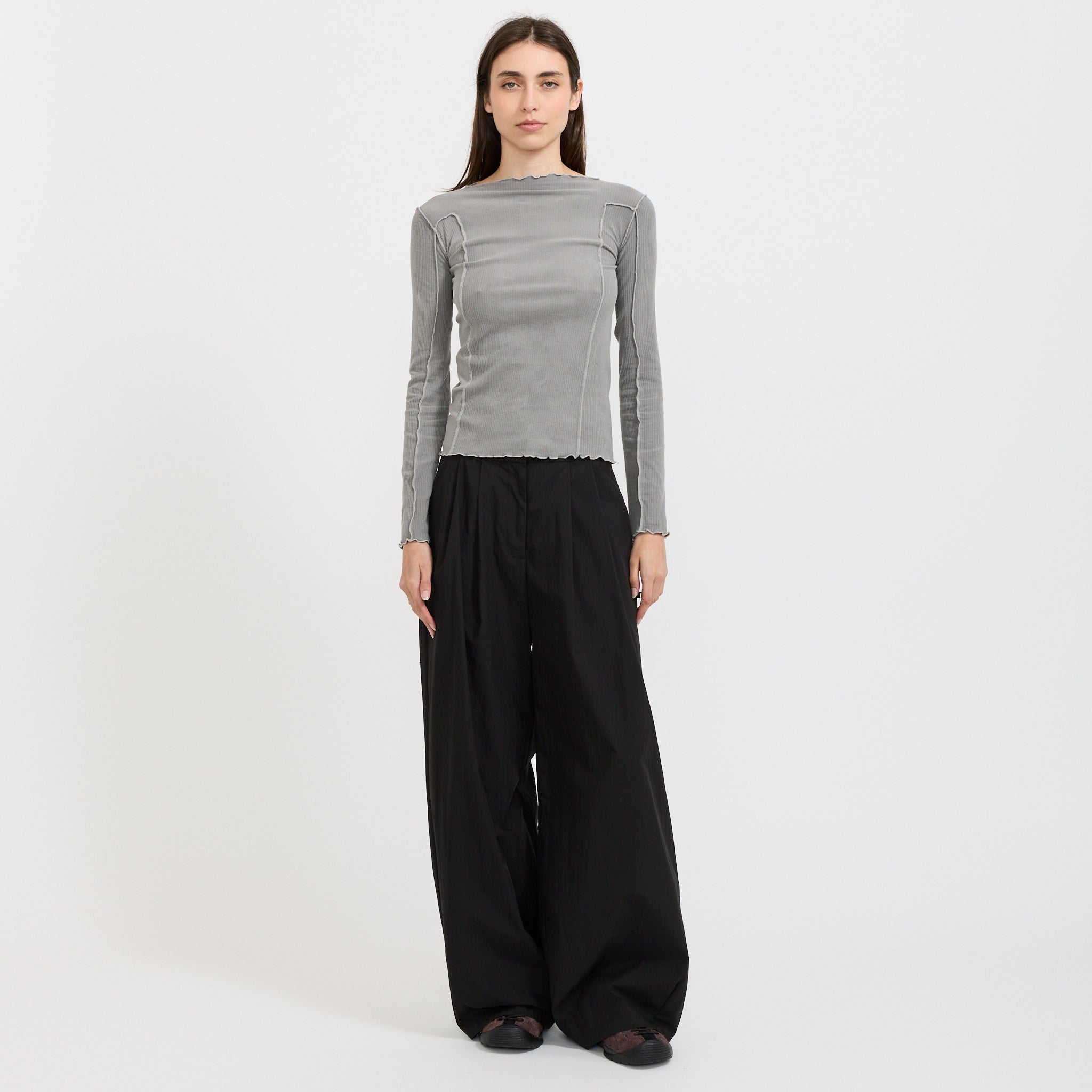 Omato Long Sleeve Tee Elie Grey