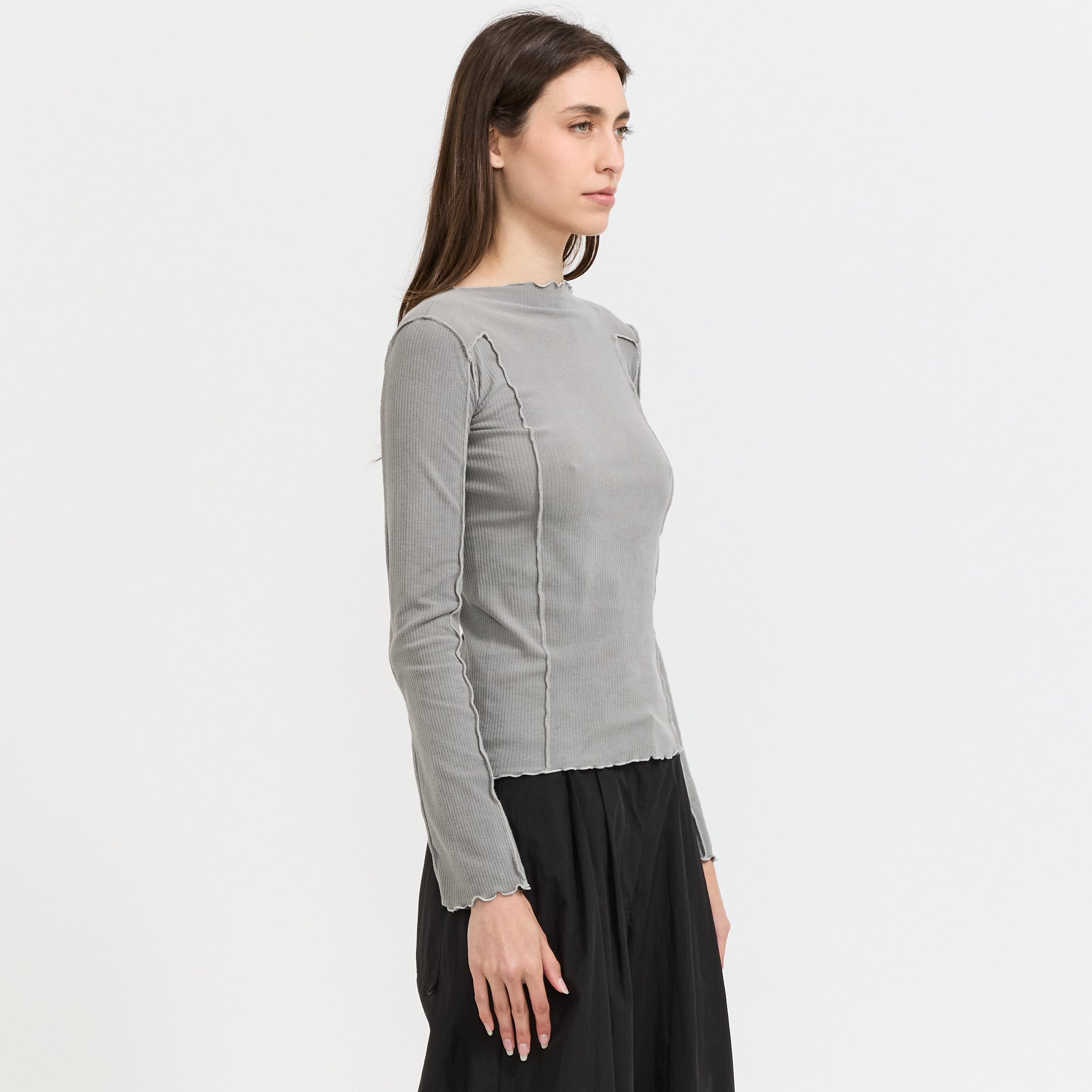 Omato Long Sleeve Tee Elie Grey