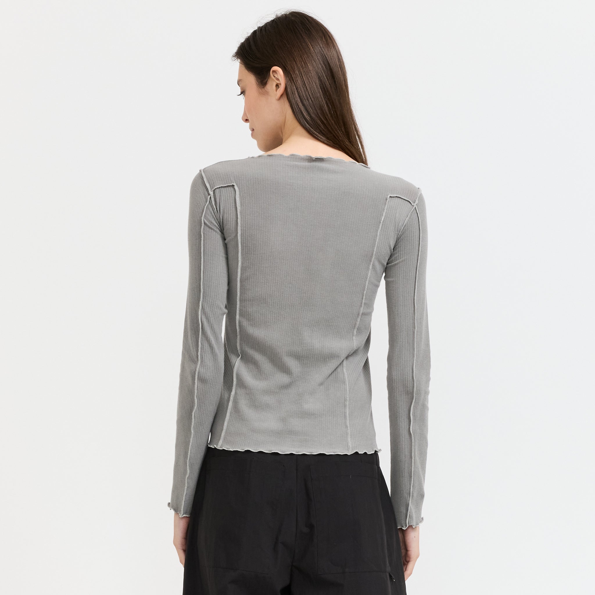 Omato Long Sleeve Tee Elie Grey