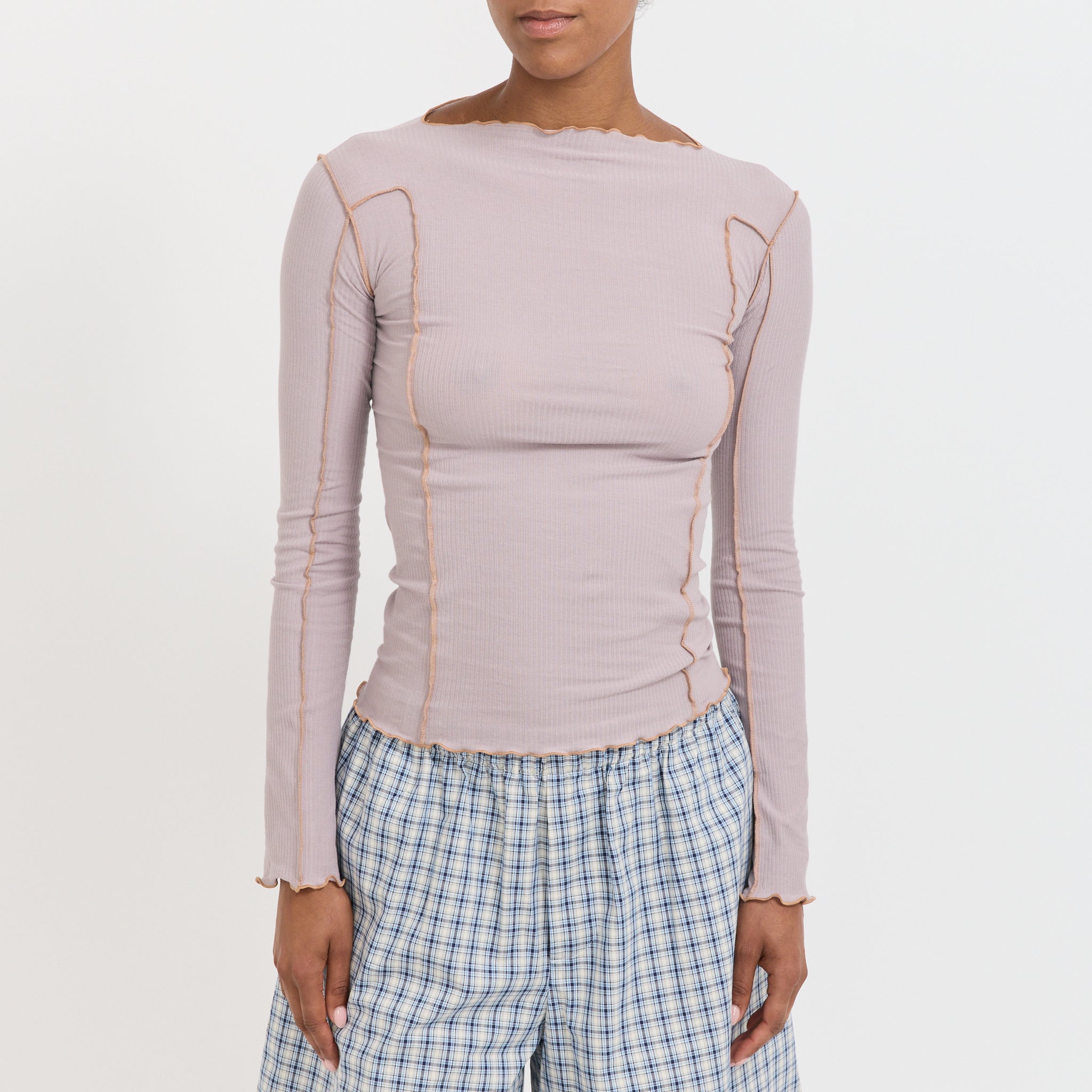 Omato Long Sleeve Tee Verbe Purple/Aural