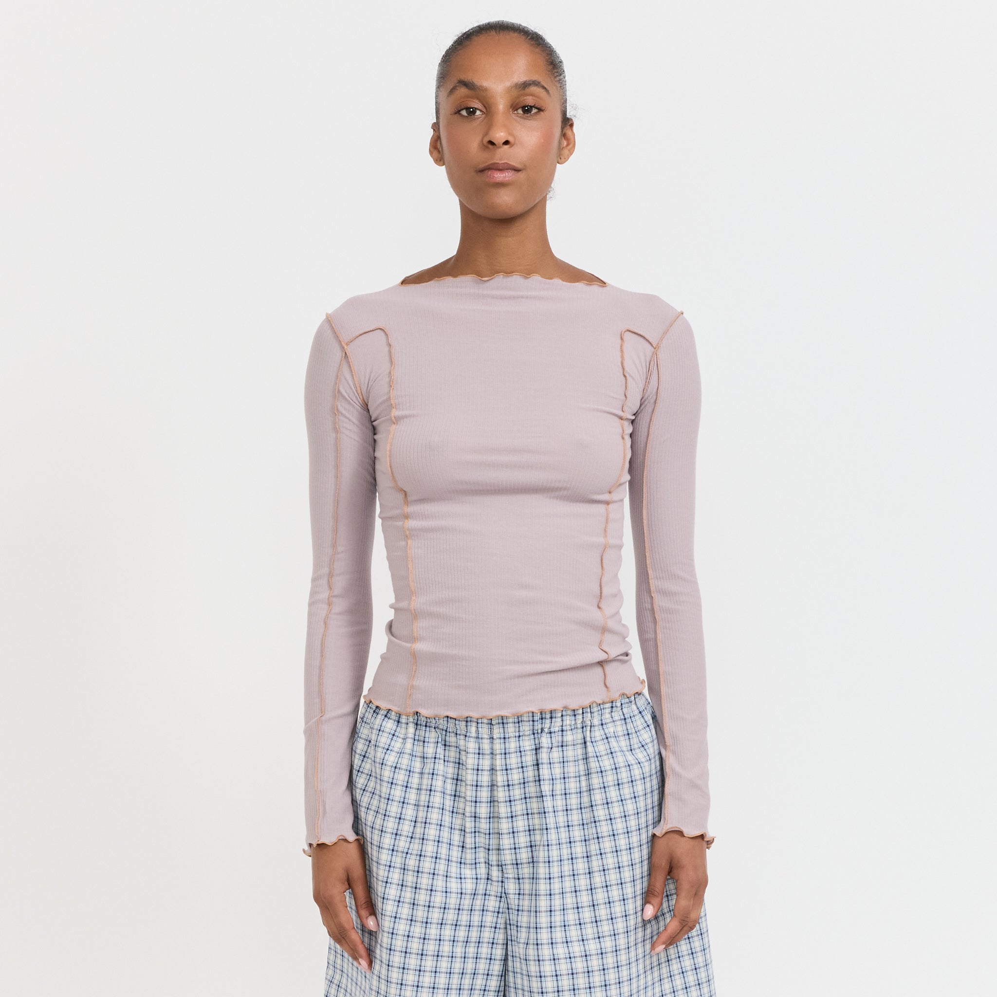 Omato Long Sleeve Tee Verbe Purple/Aural