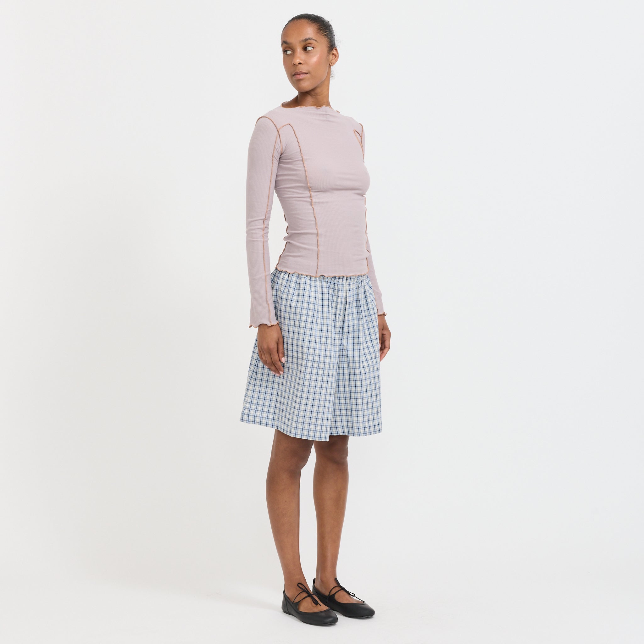 Omato Long Sleeve Tee Verbe Purple/Aural