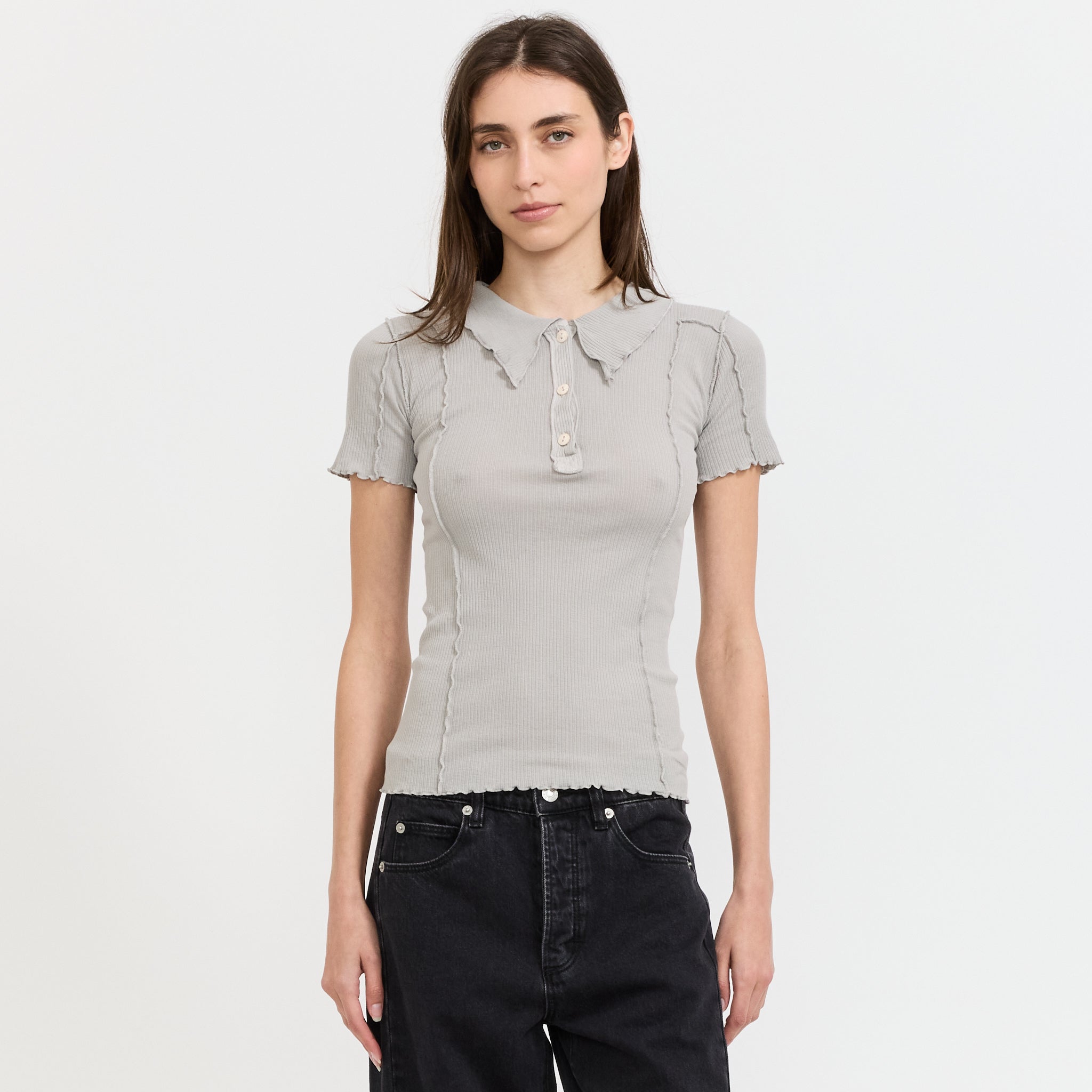 Omato Polo Tee Shirt Elie Grey
