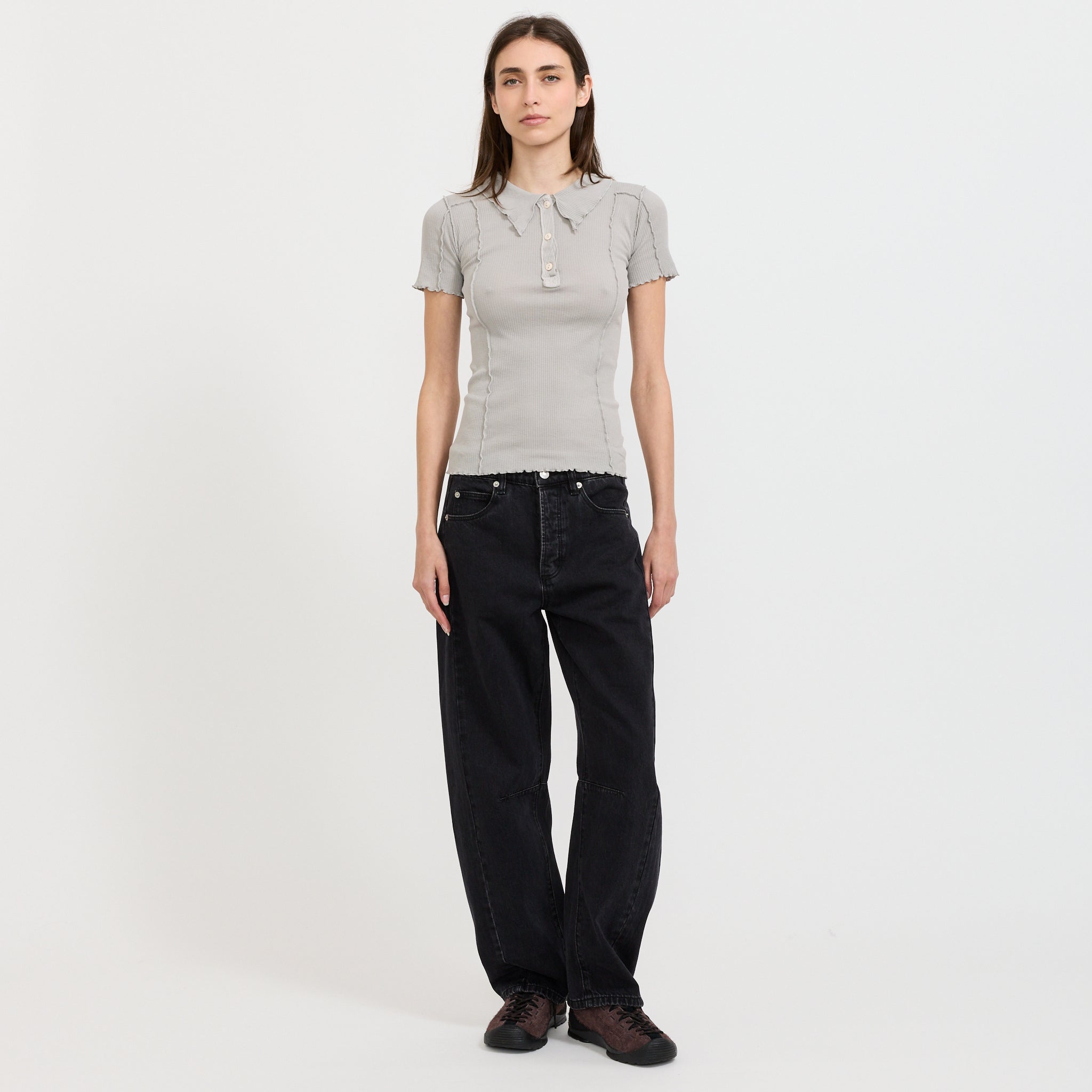 Omato Polo Tee Shirt Elie Grey