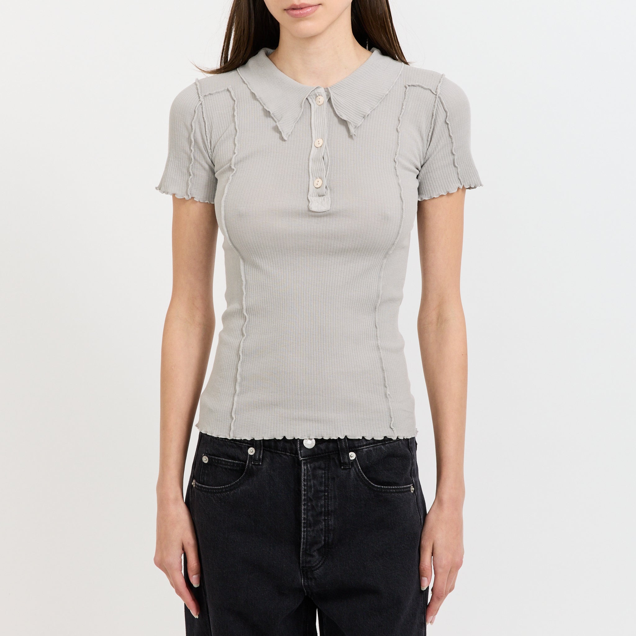 Omato Polo Tee Shirt Elie Grey