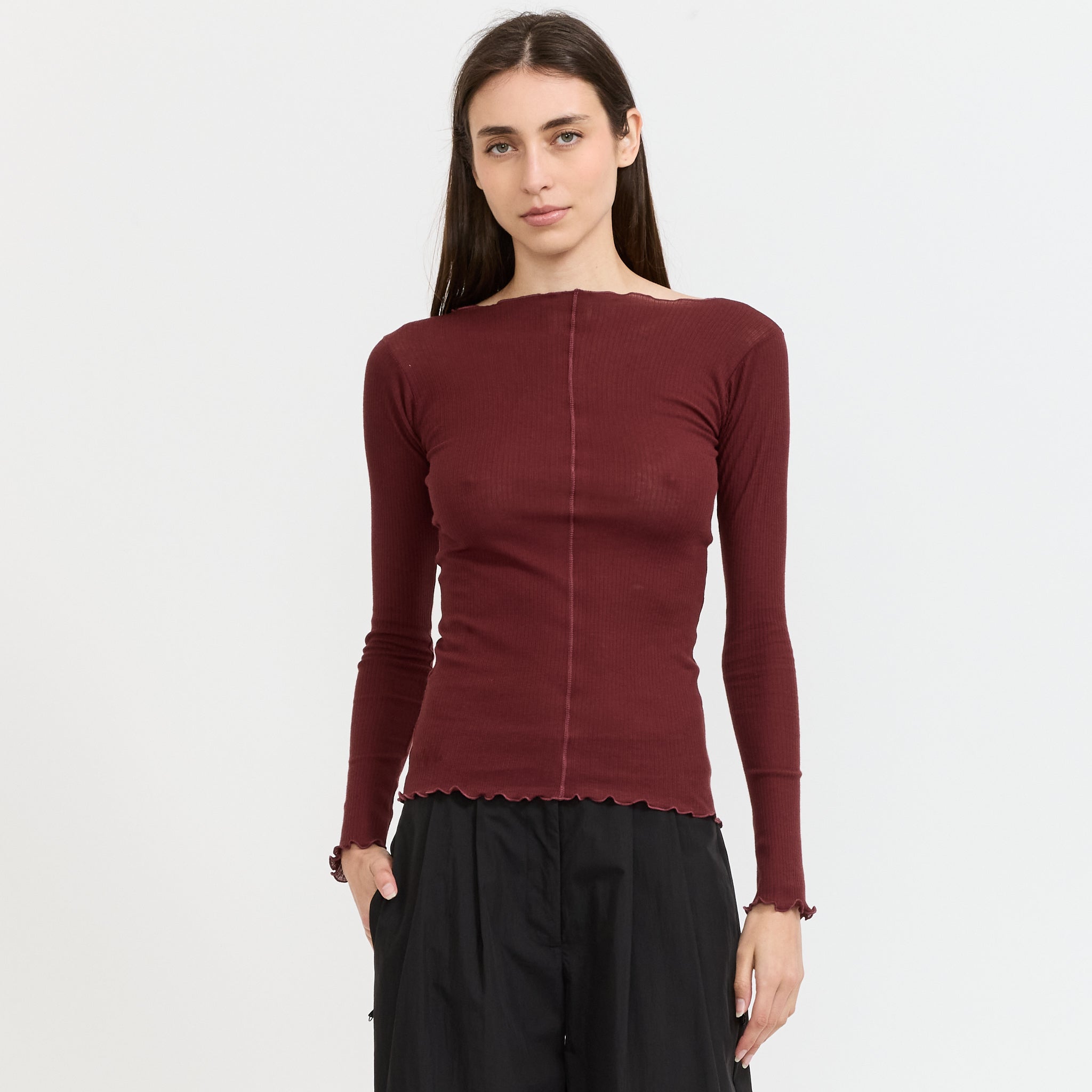 Pama Long Sleeve Tee Nara Red