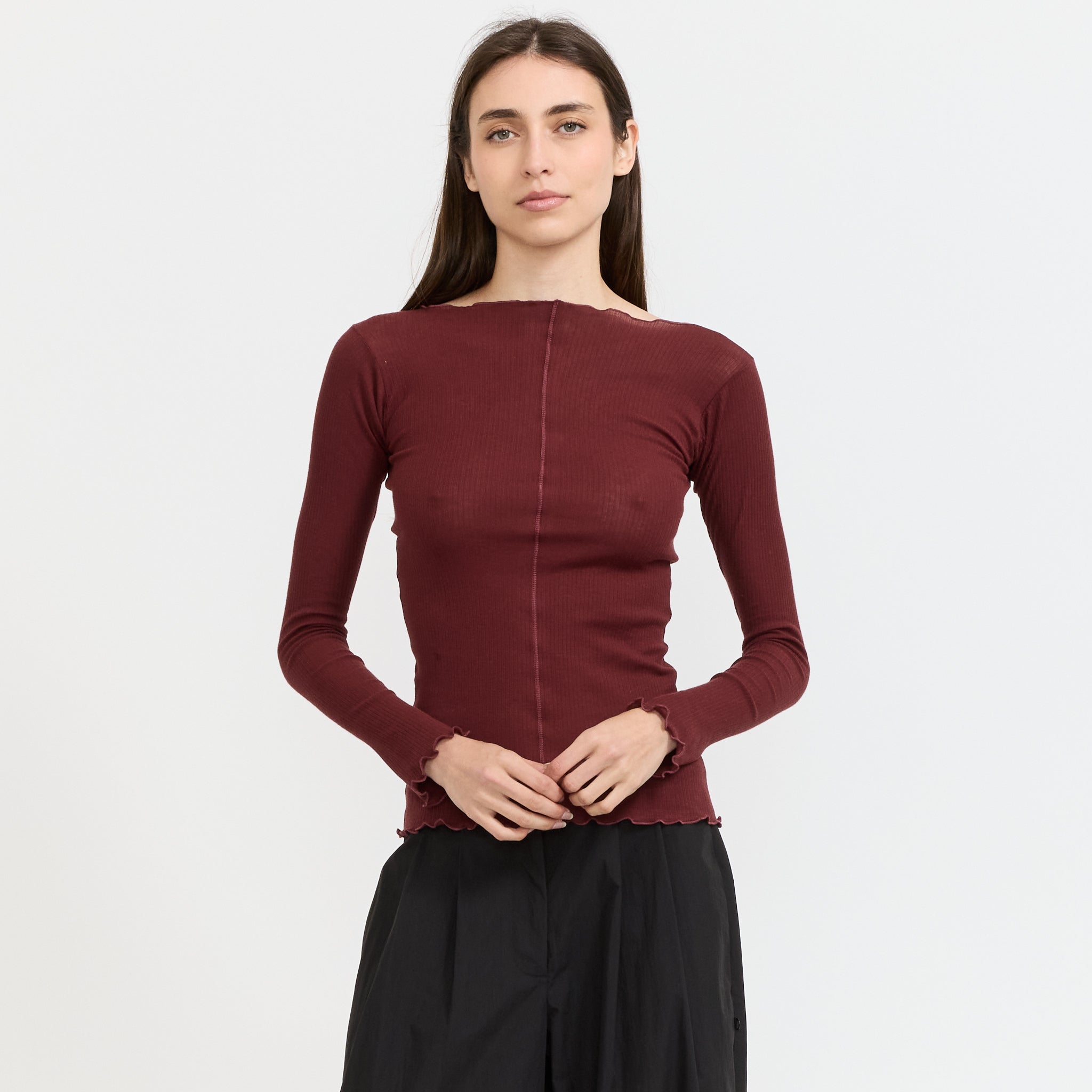 Pama Long Sleeve Tee Nara Red
