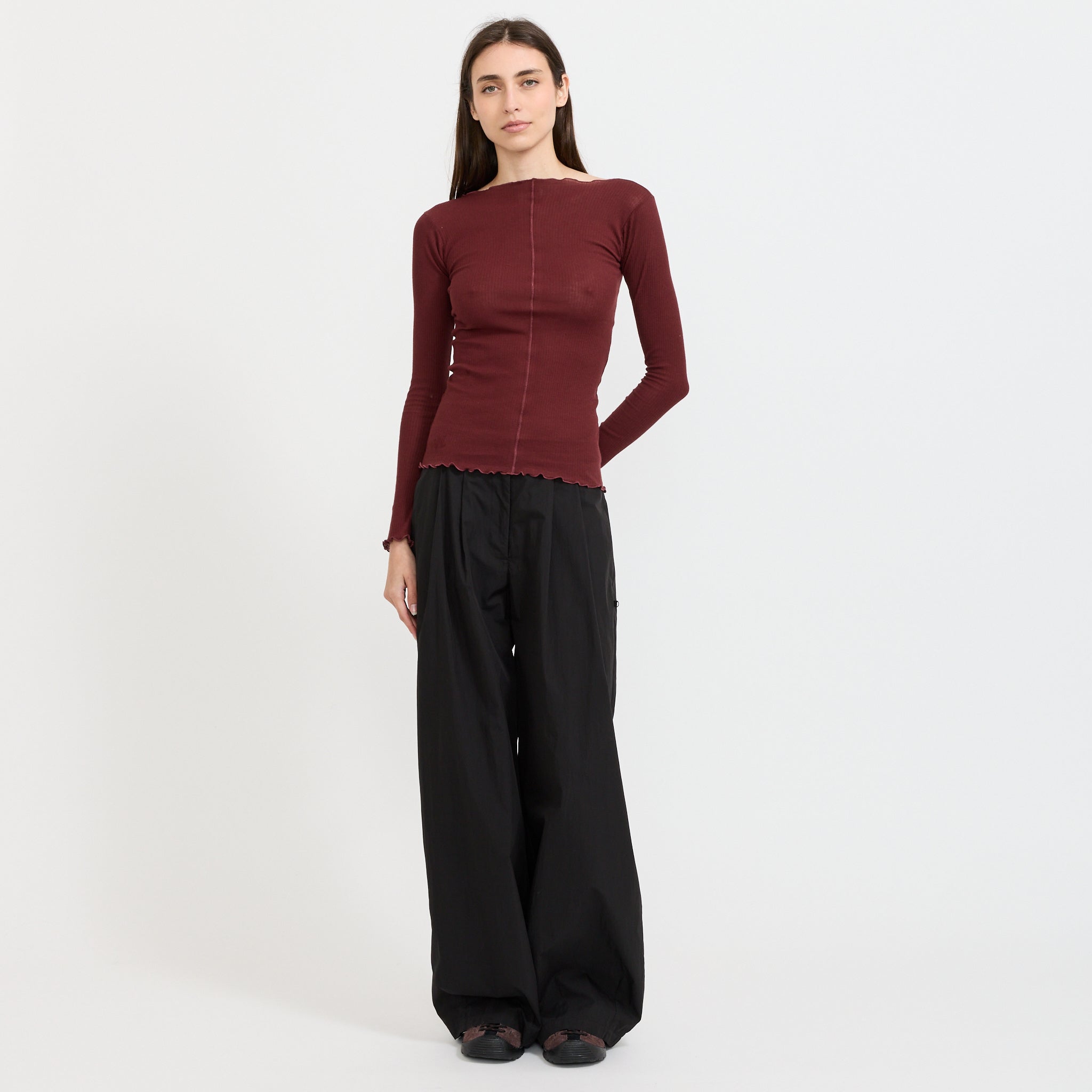 Pama Long Sleeve Tee Nara Red