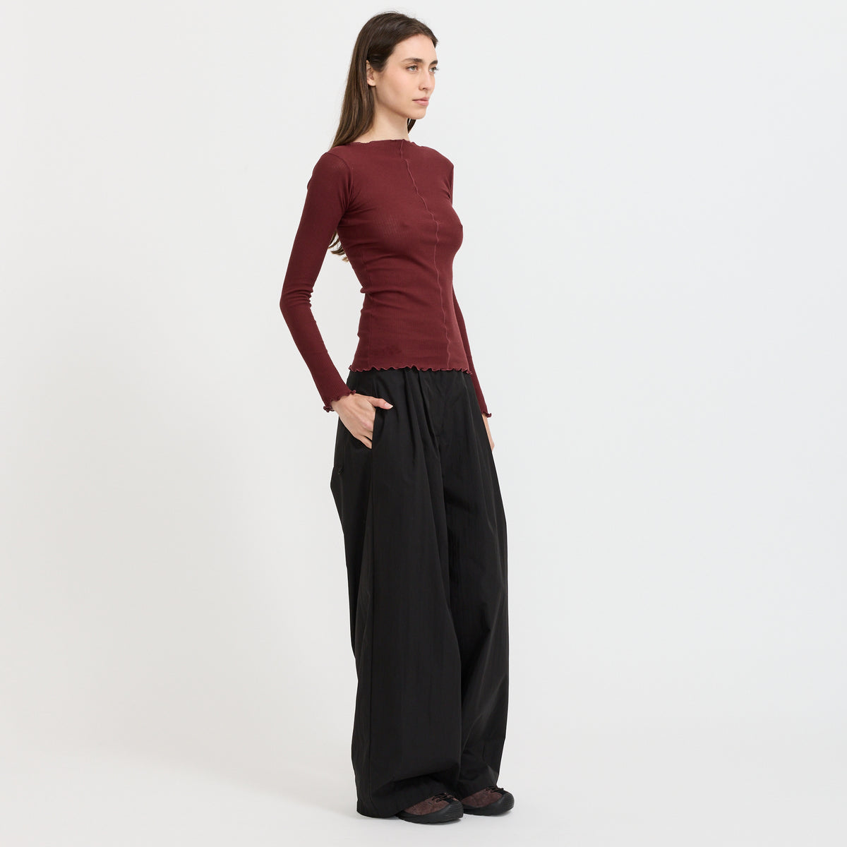 Pama Long Sleeve Tee Nara Red