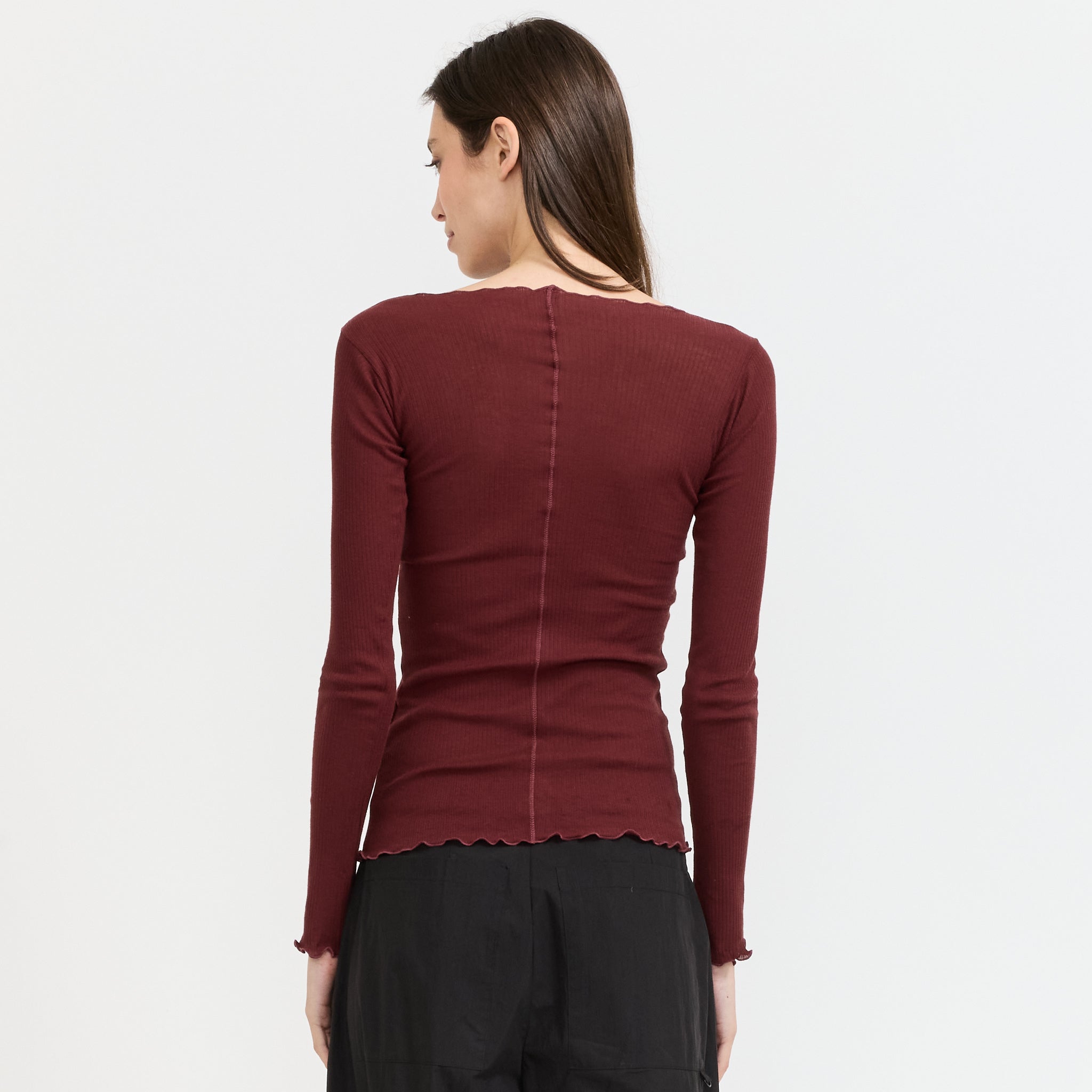 Pama Long Sleeve Tee Nara Red