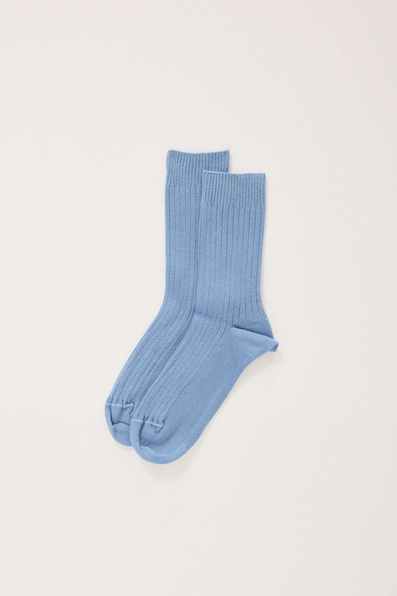 Rib Overankle Socks Helm Blue