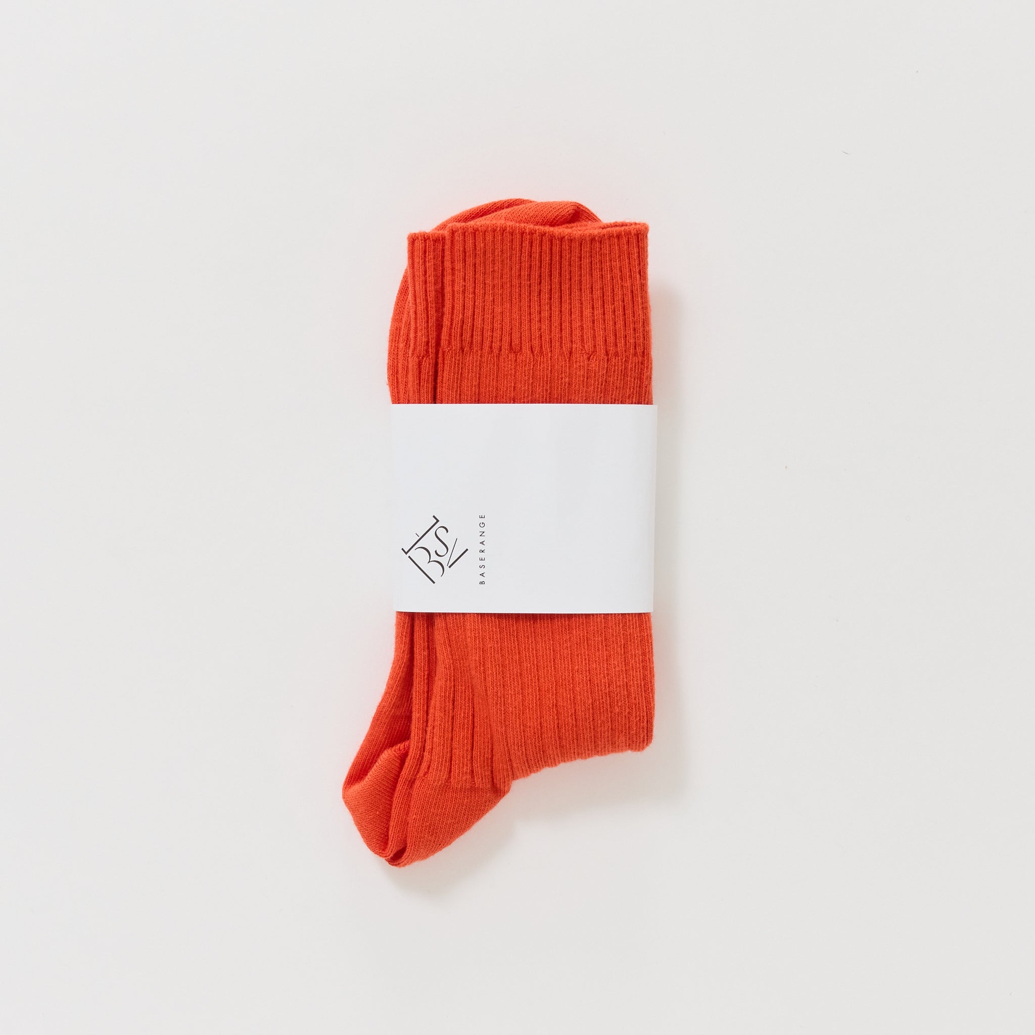 Rib Overankle Socks Bill Red