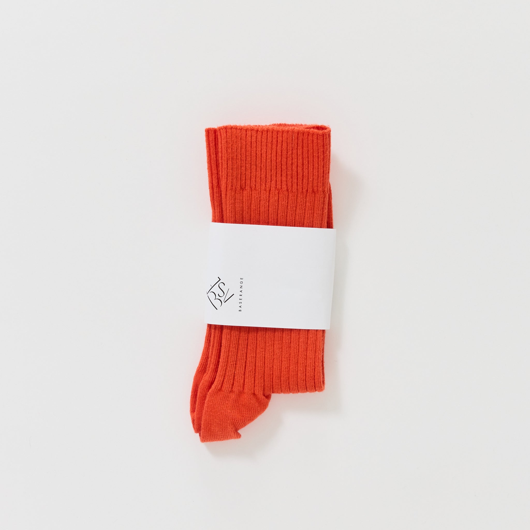 Rib Overankle Socks Chiral Red
