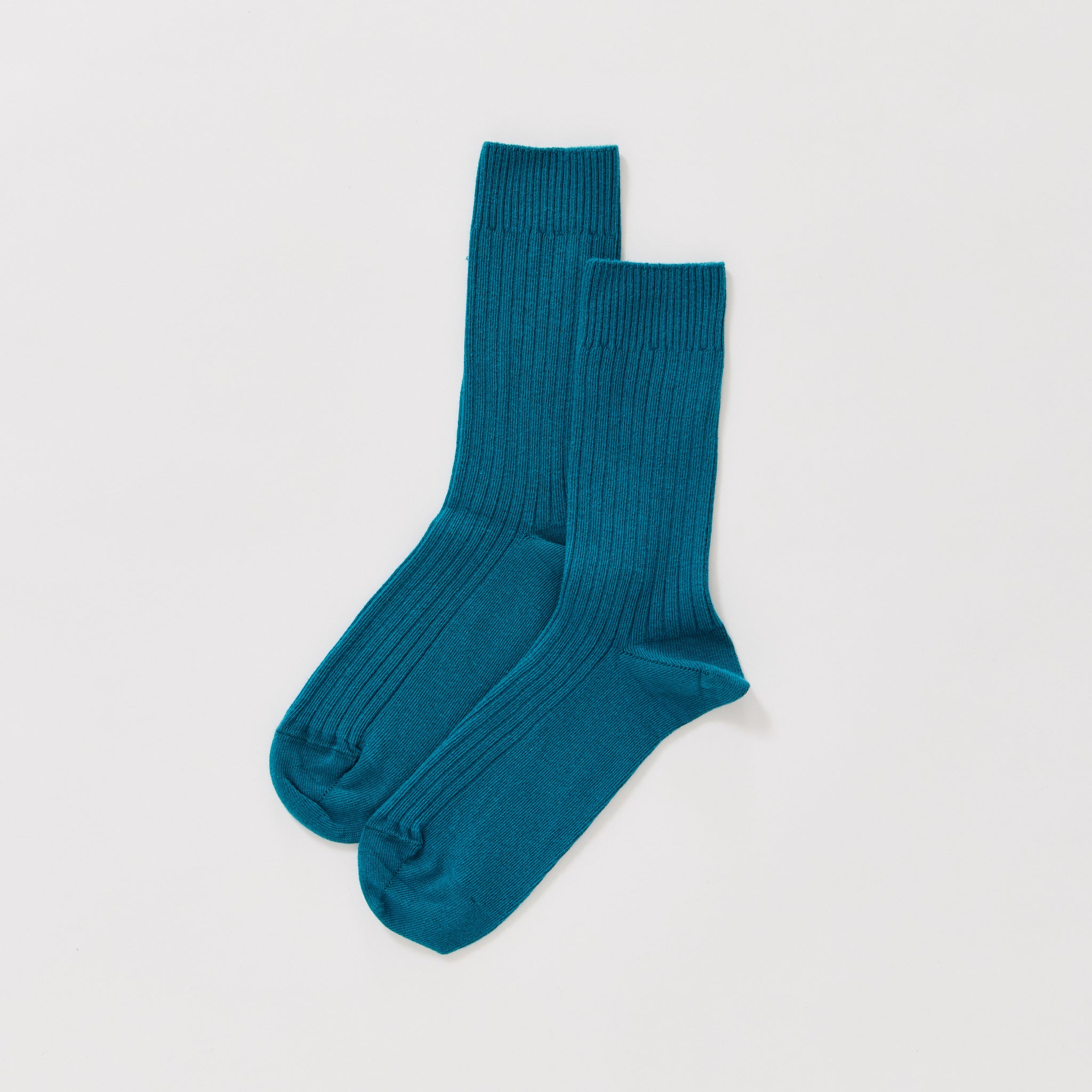 Rib Overankle Socks Sphere Blue