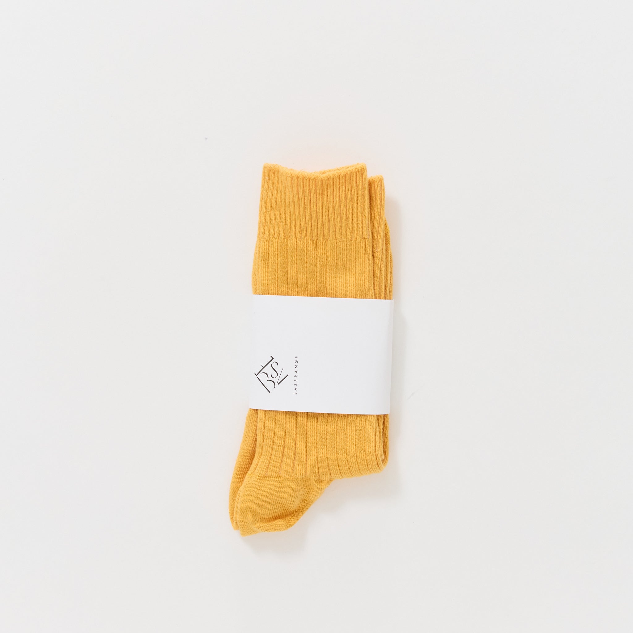 Rib Overankle Socks Dacty Yellow
