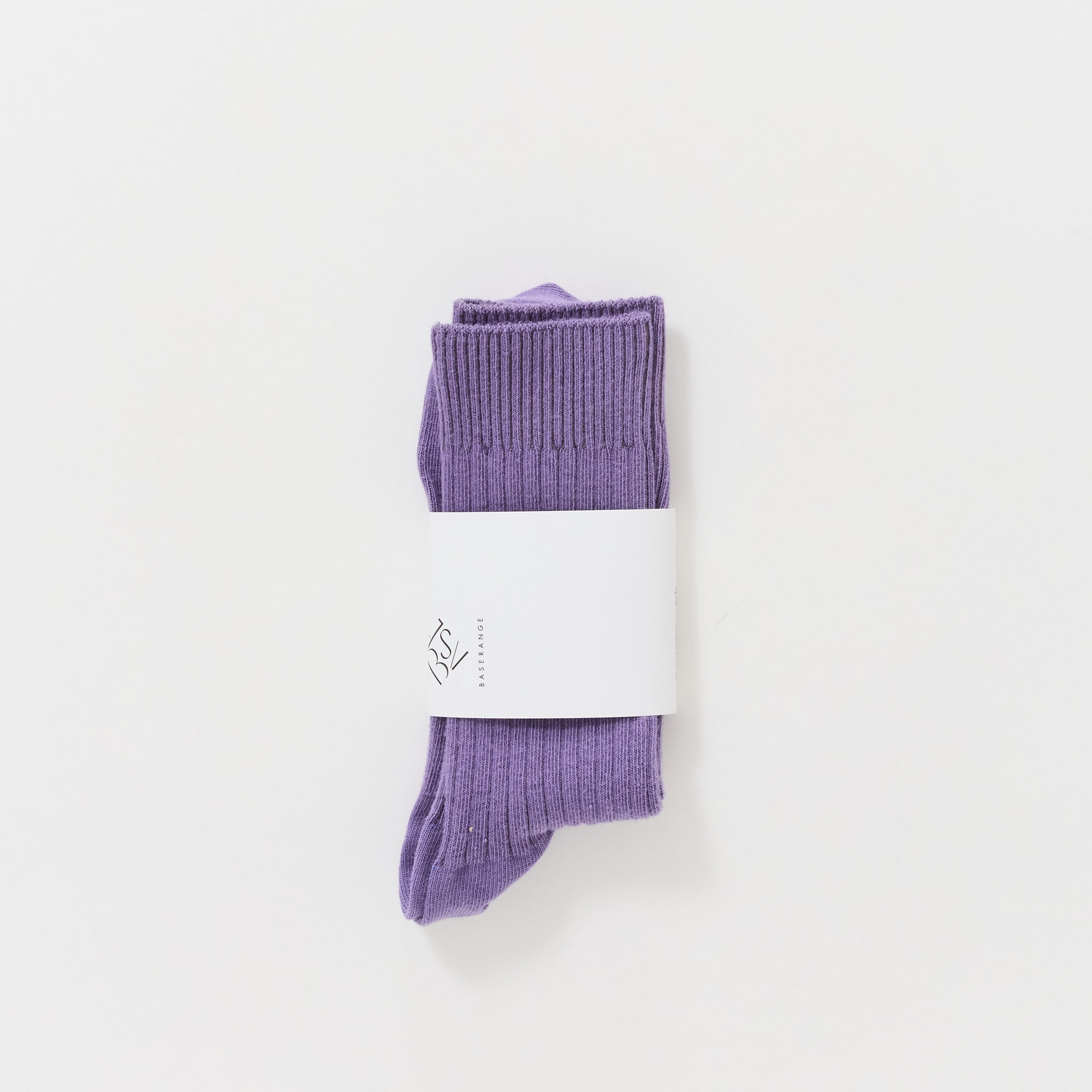 Rib Overankle Socks Poa Purple