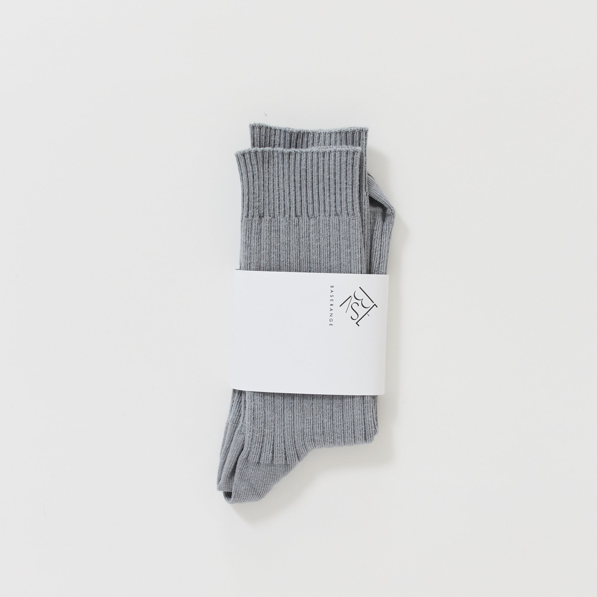 Rib Overankle Socks Sagi Grey