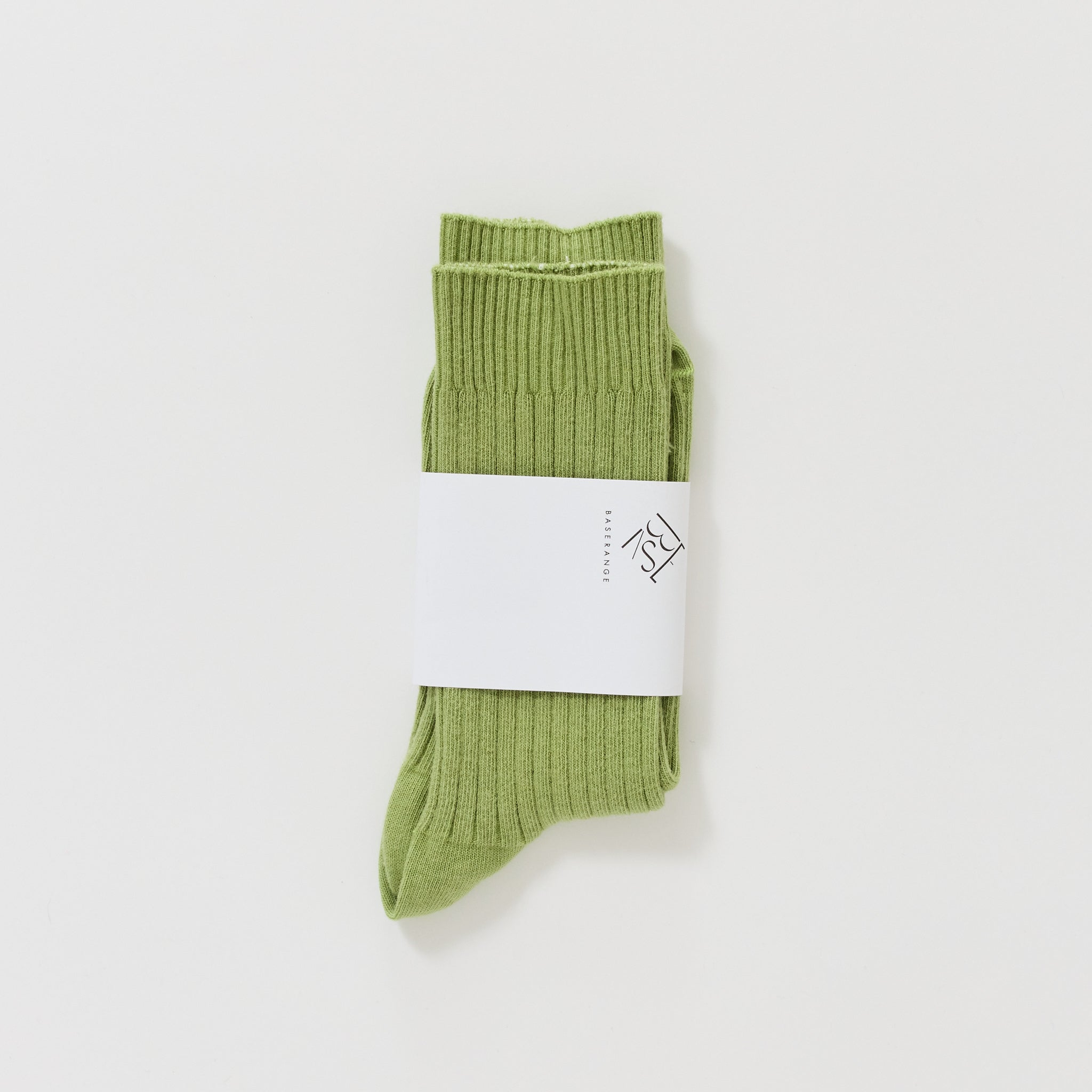 Rib Overankle Socks Stroma Green