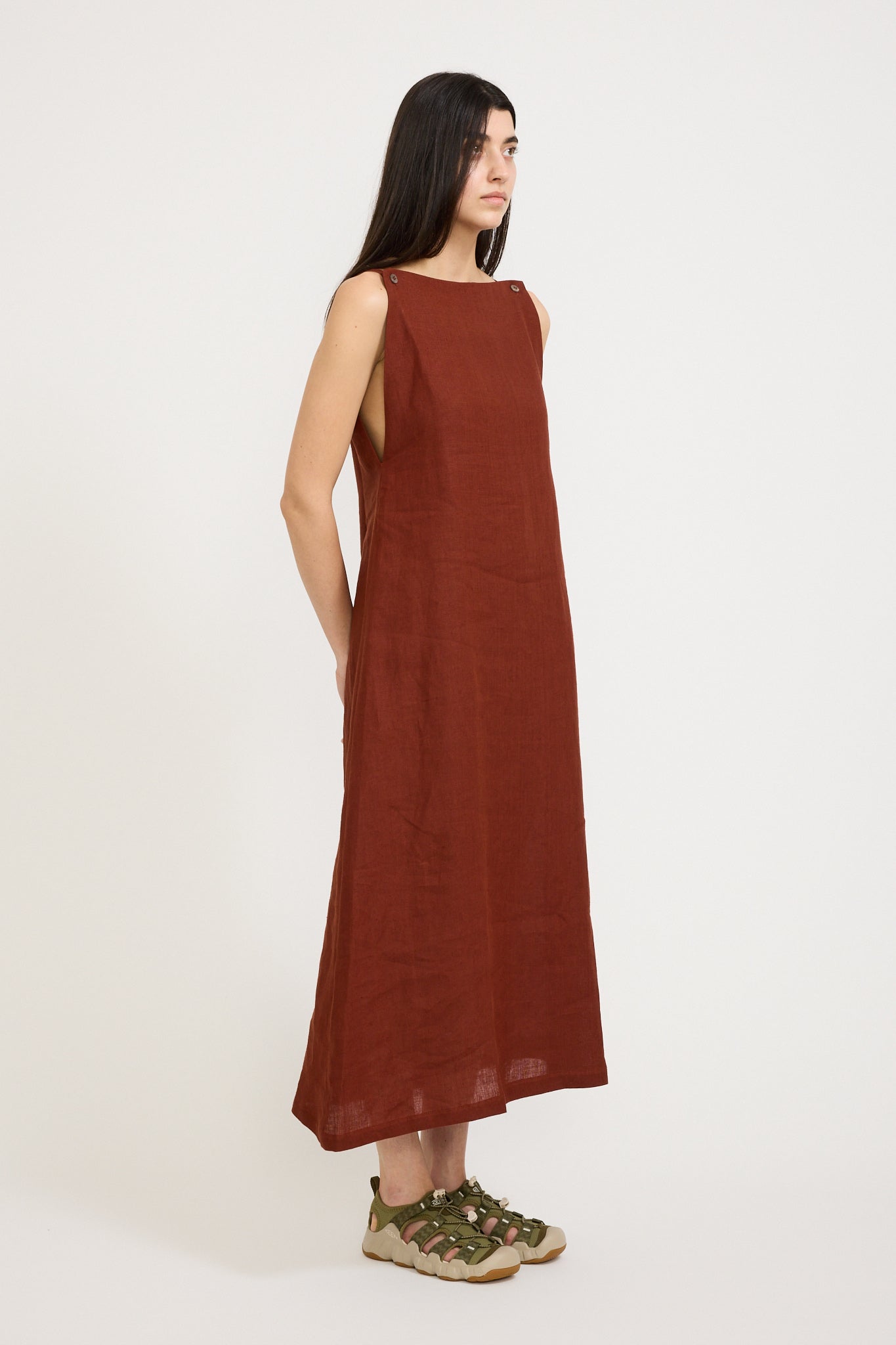 Baserange | Shep Dress Resp Brown | Maplestore