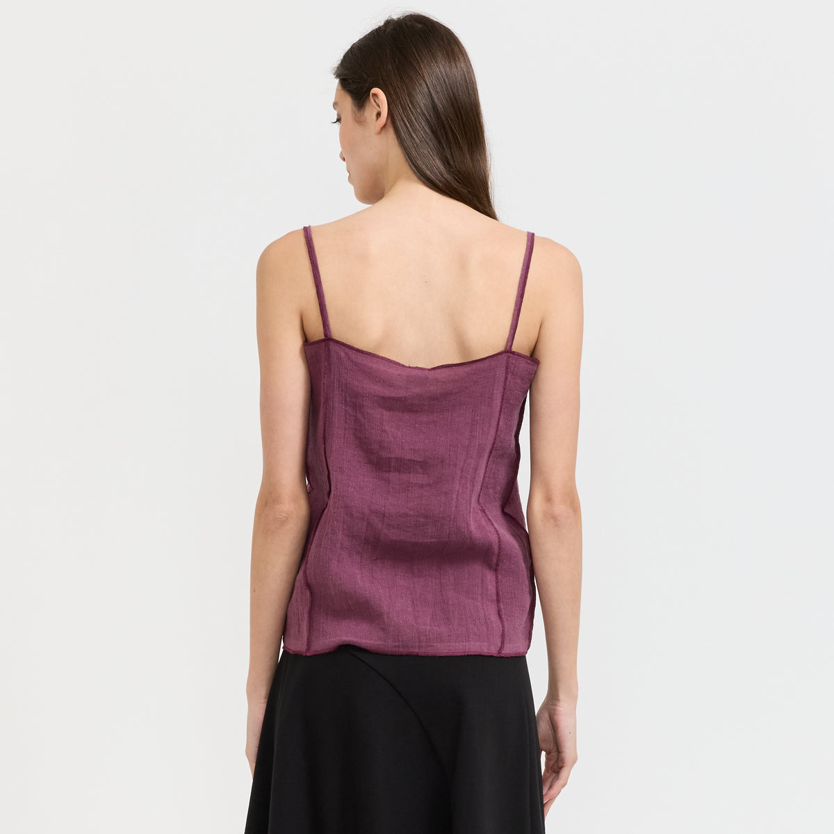 Shok Slip Top Aubergine