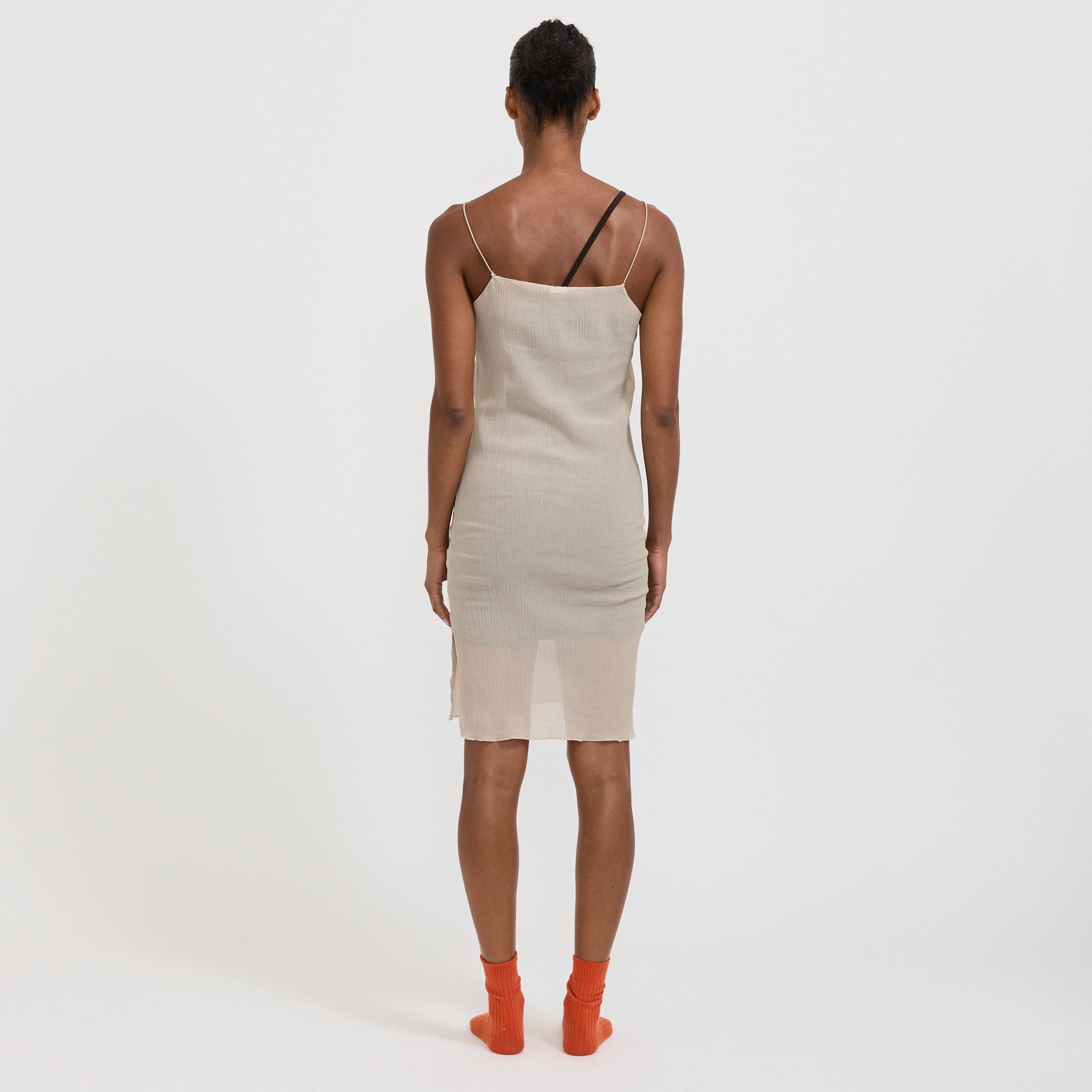 Baserange | Sti Slip Dress Sylva Beige | Maplestore