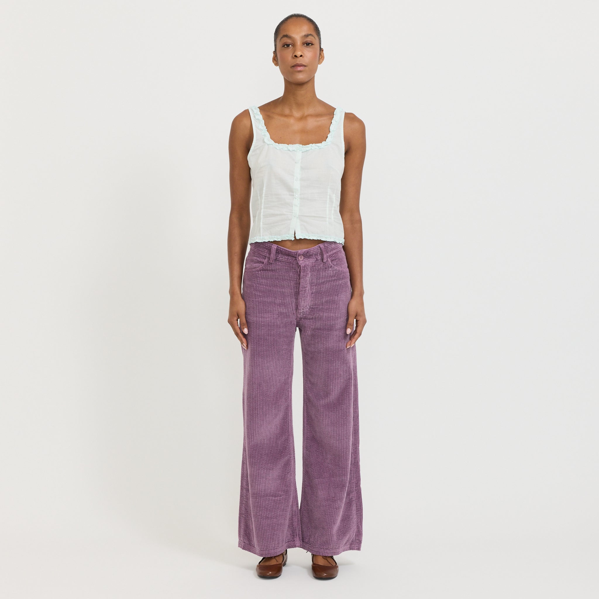 Baserange Tajo Wide Pants Cue Purple | Maplestore