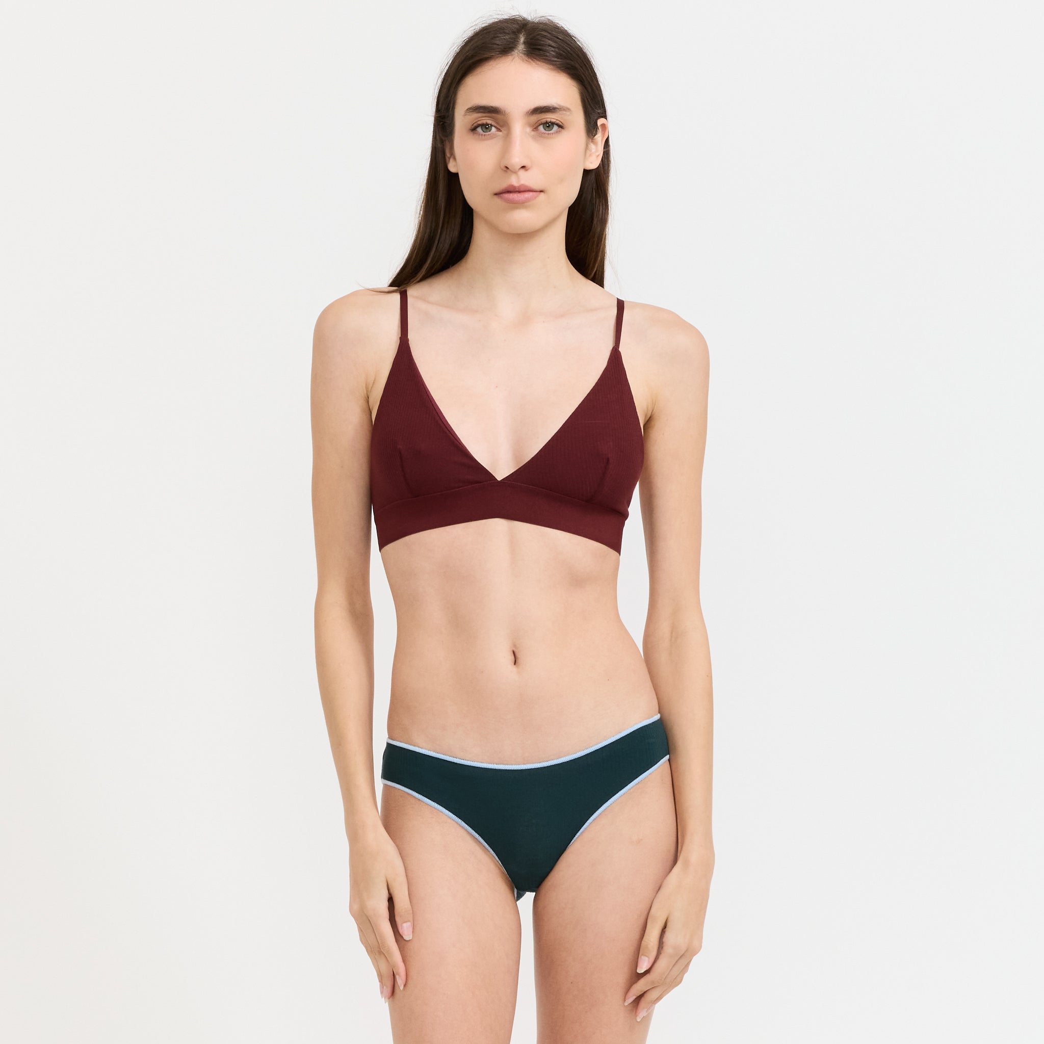 Triangle Bra Nara Red