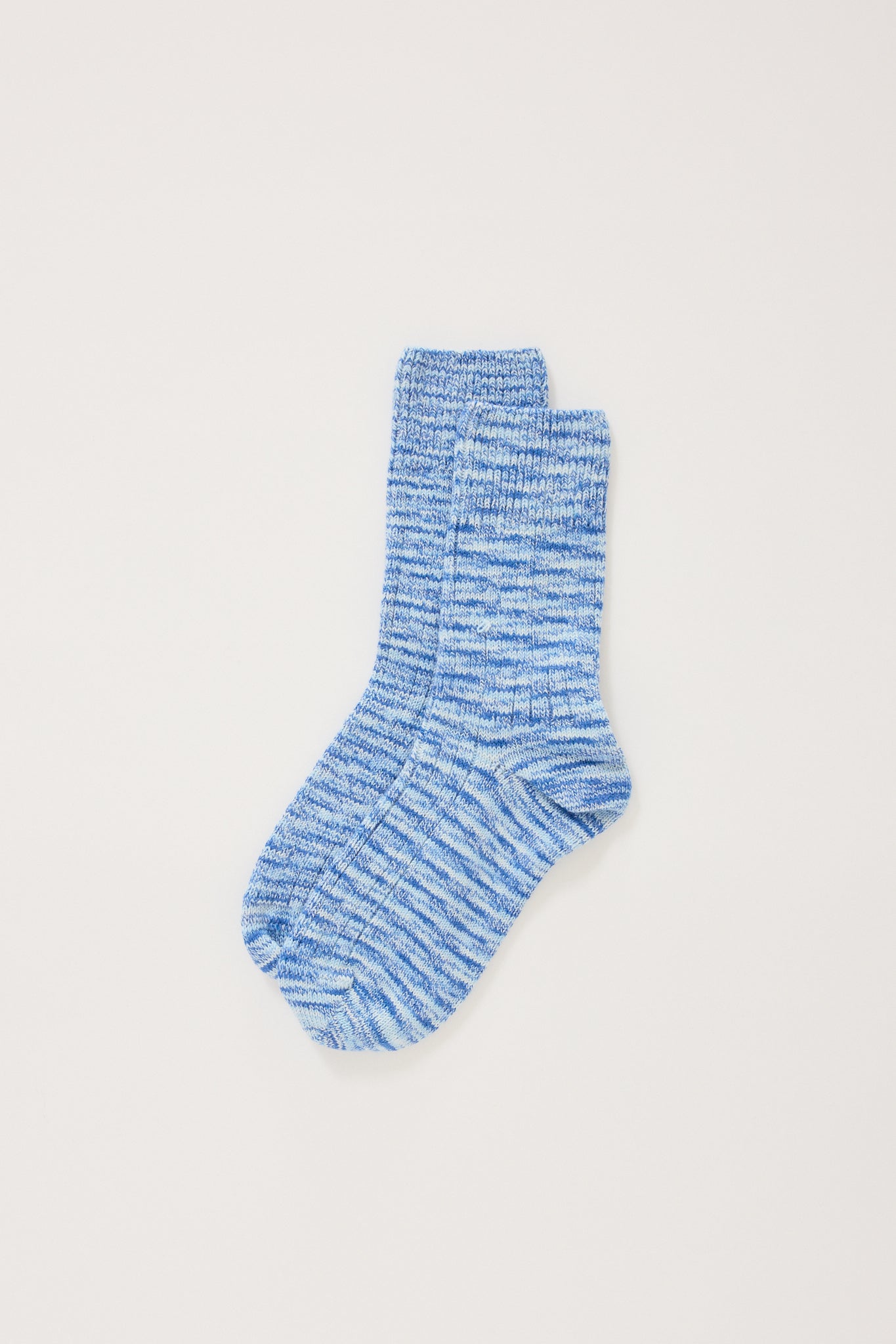 Twist Overankle Socks Blue Melange