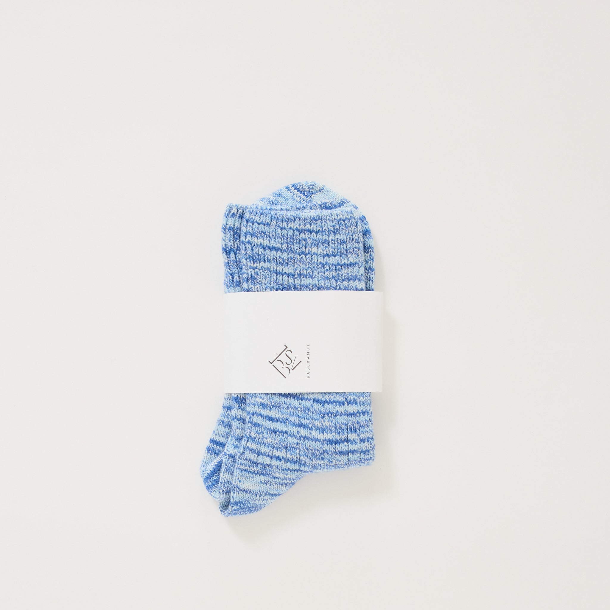 Twist Overankle Socks Blue Melange
