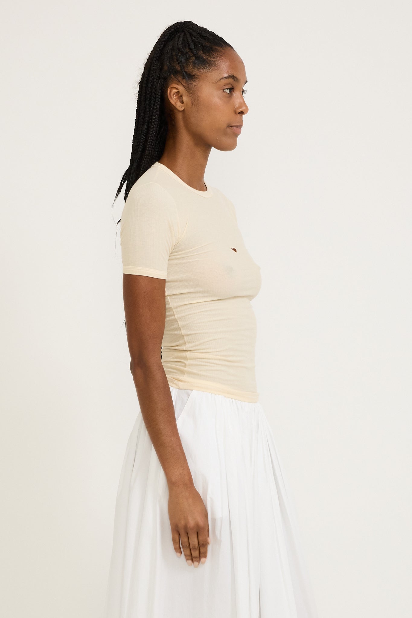 Heart Short Sleeve Undyed