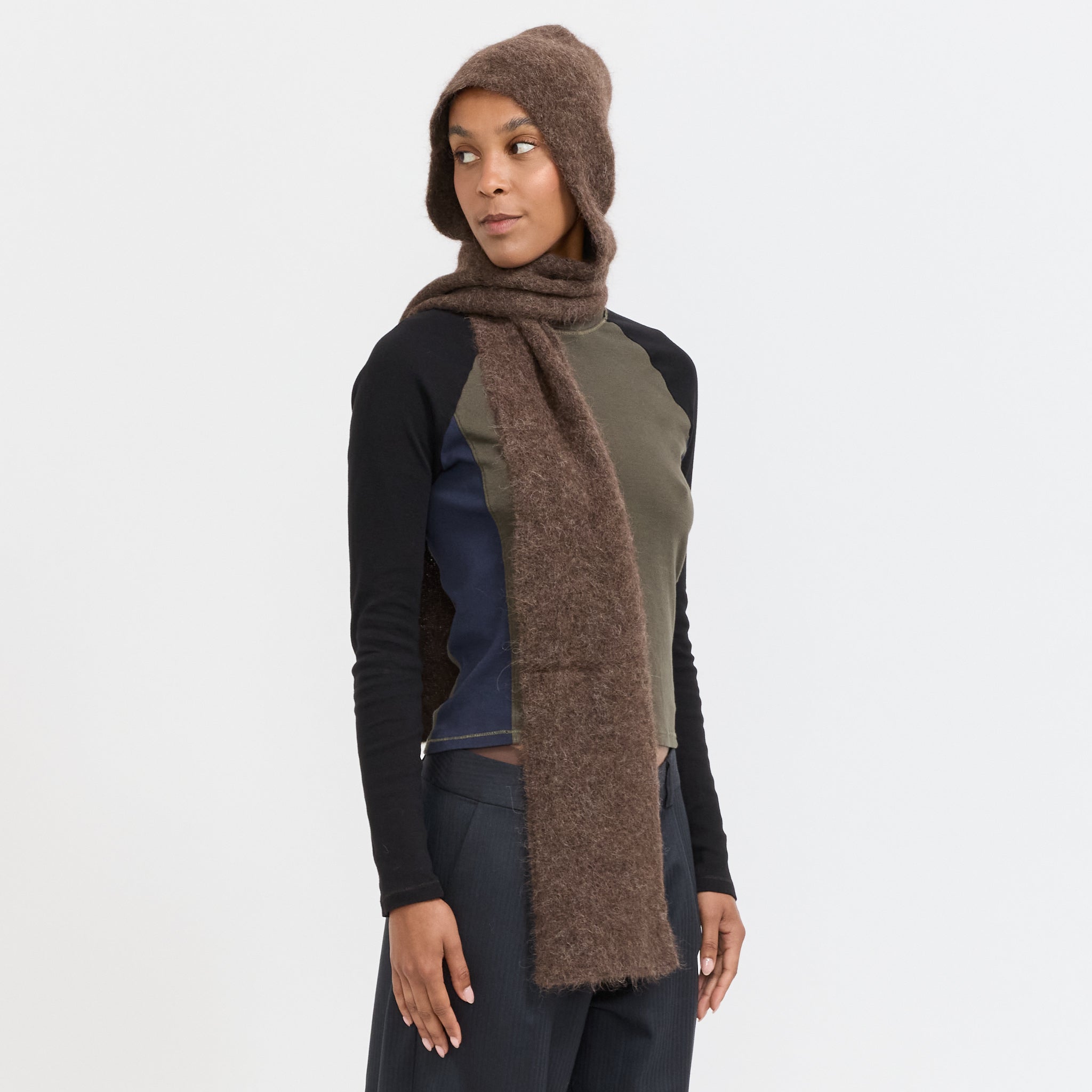 Balaclava Knit Brown