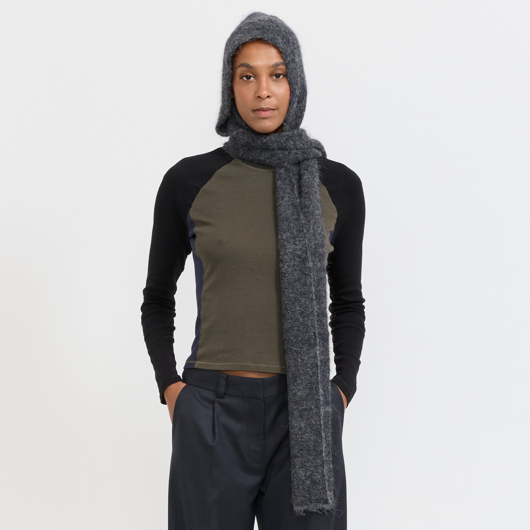 Balaclava Knit Charcoal