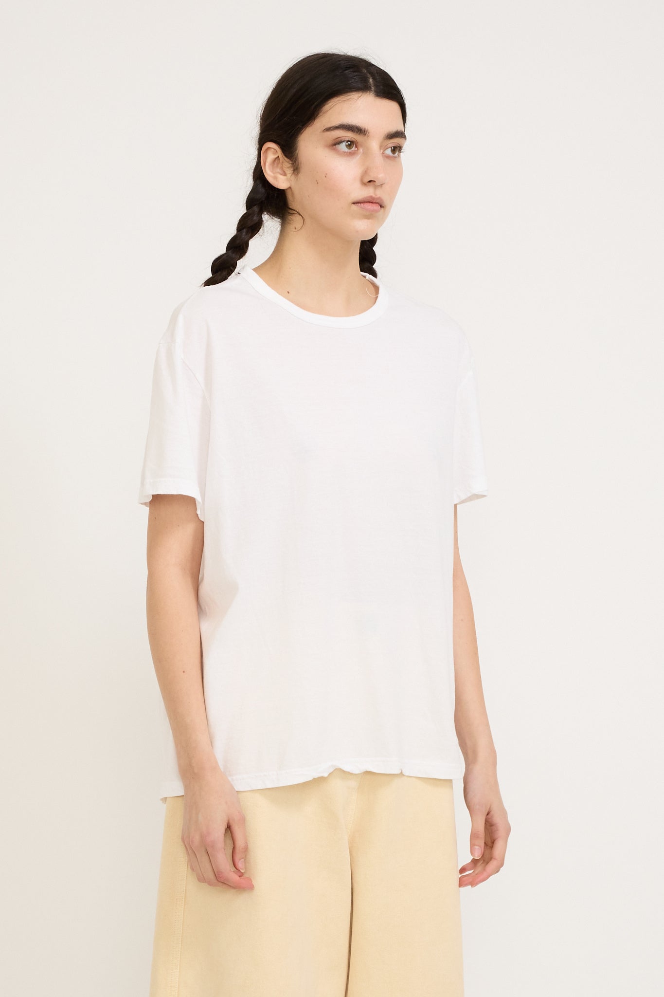 Bassike | Boyfriend Heritage S/S T-Shirt White | Maplestore