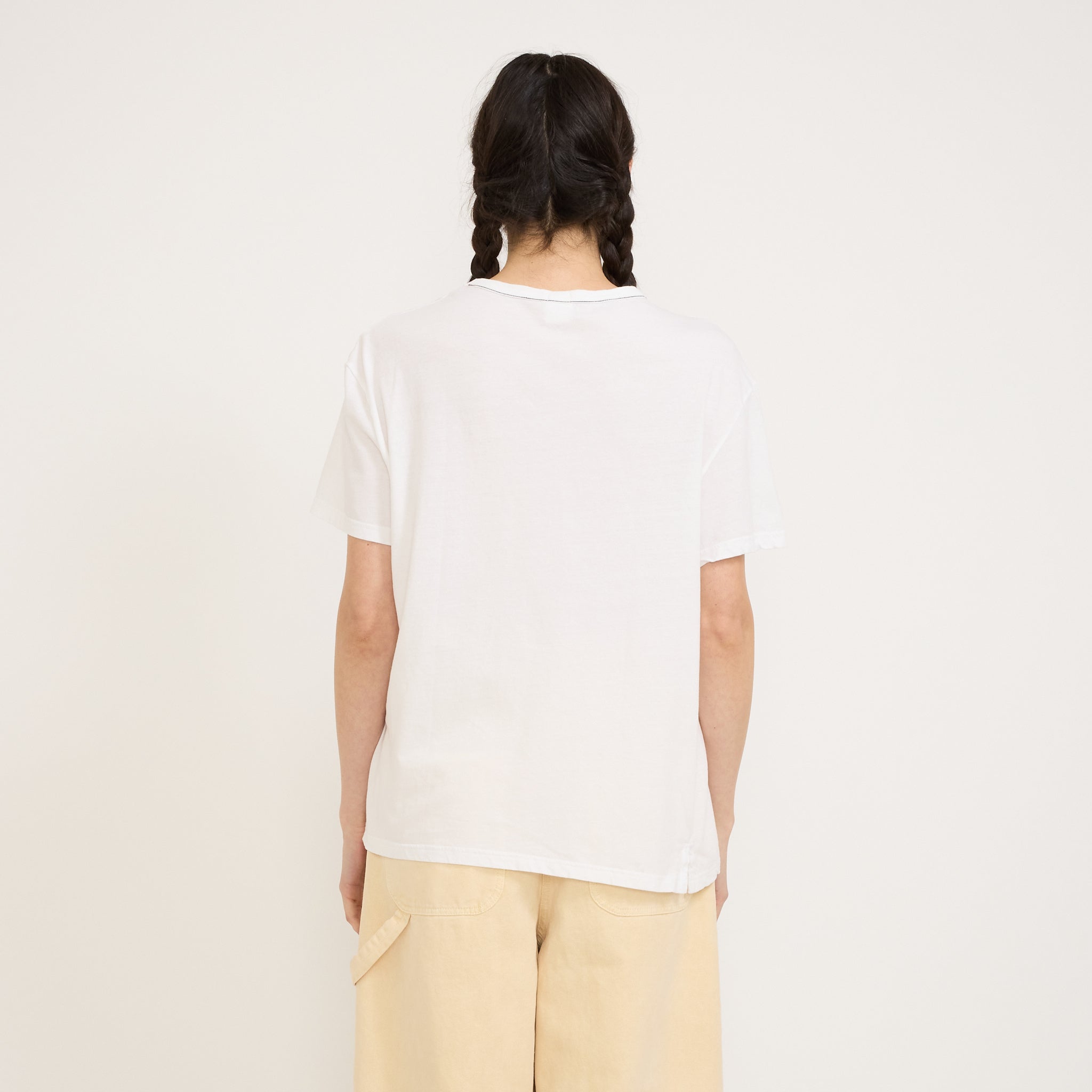 Bassike | Boyfriend Heritage S/S T-Shirt White | Maplestore