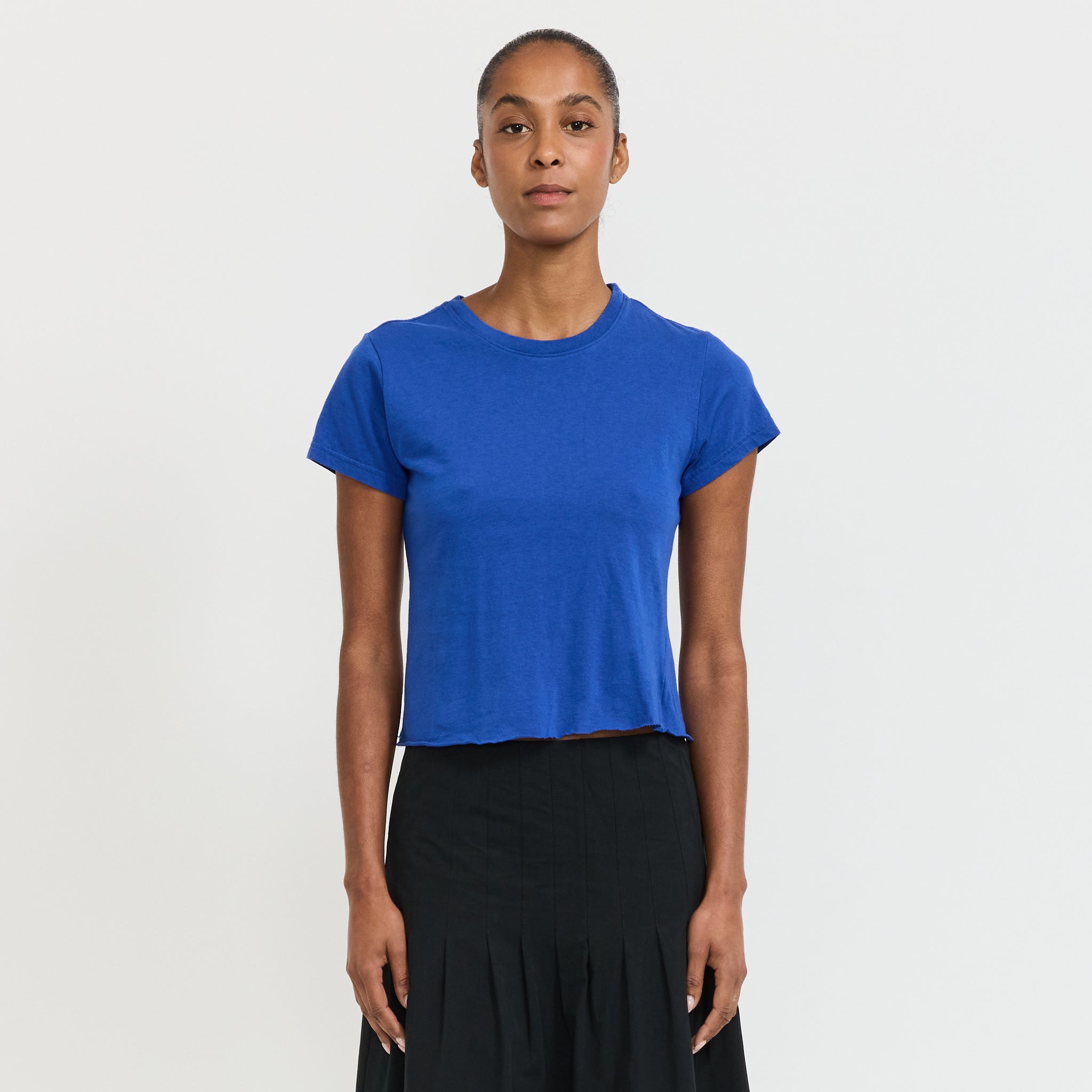 Raw Edge Baby T-Shirt Cobalt