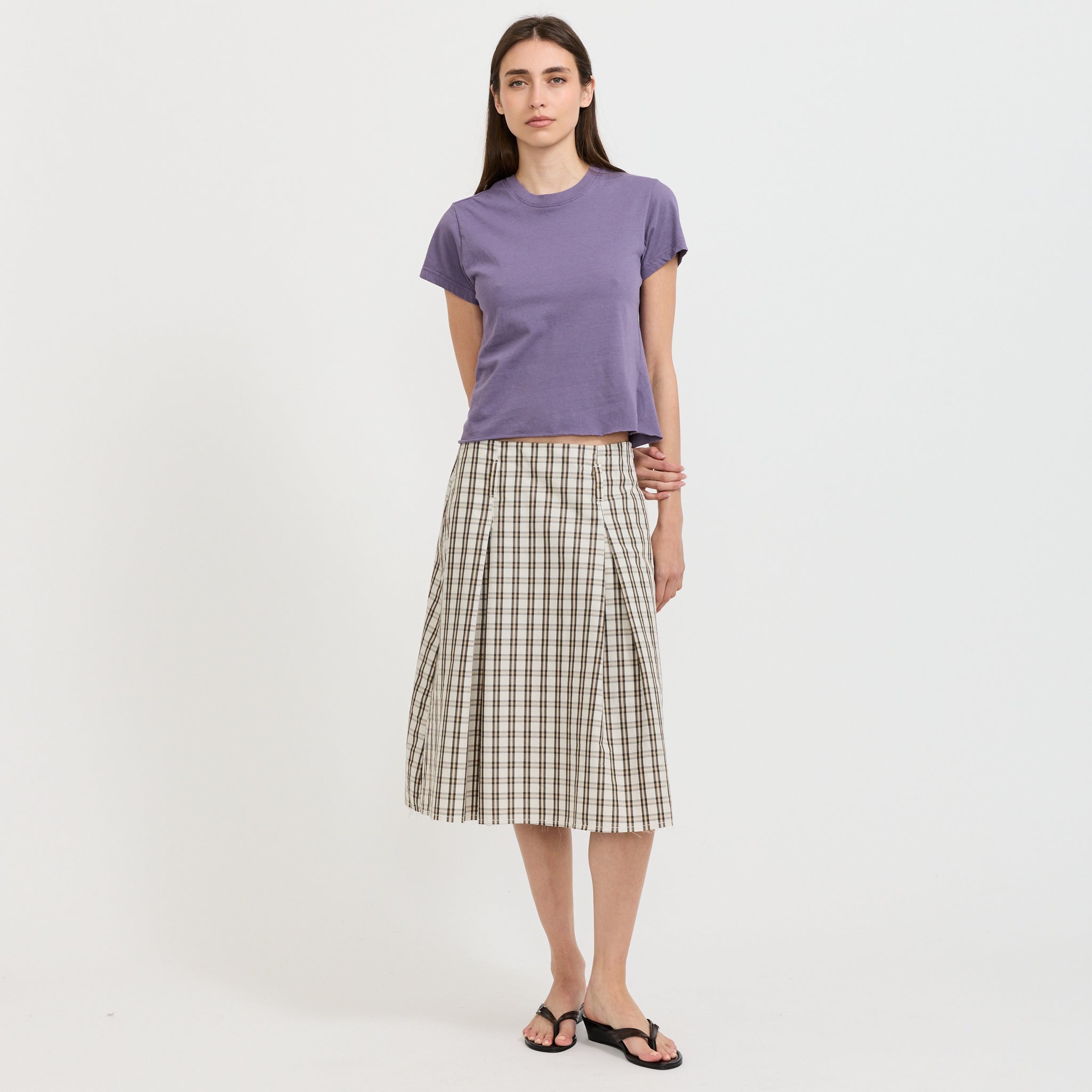 Raw Edge Baby T-Shirt Heritage Purple