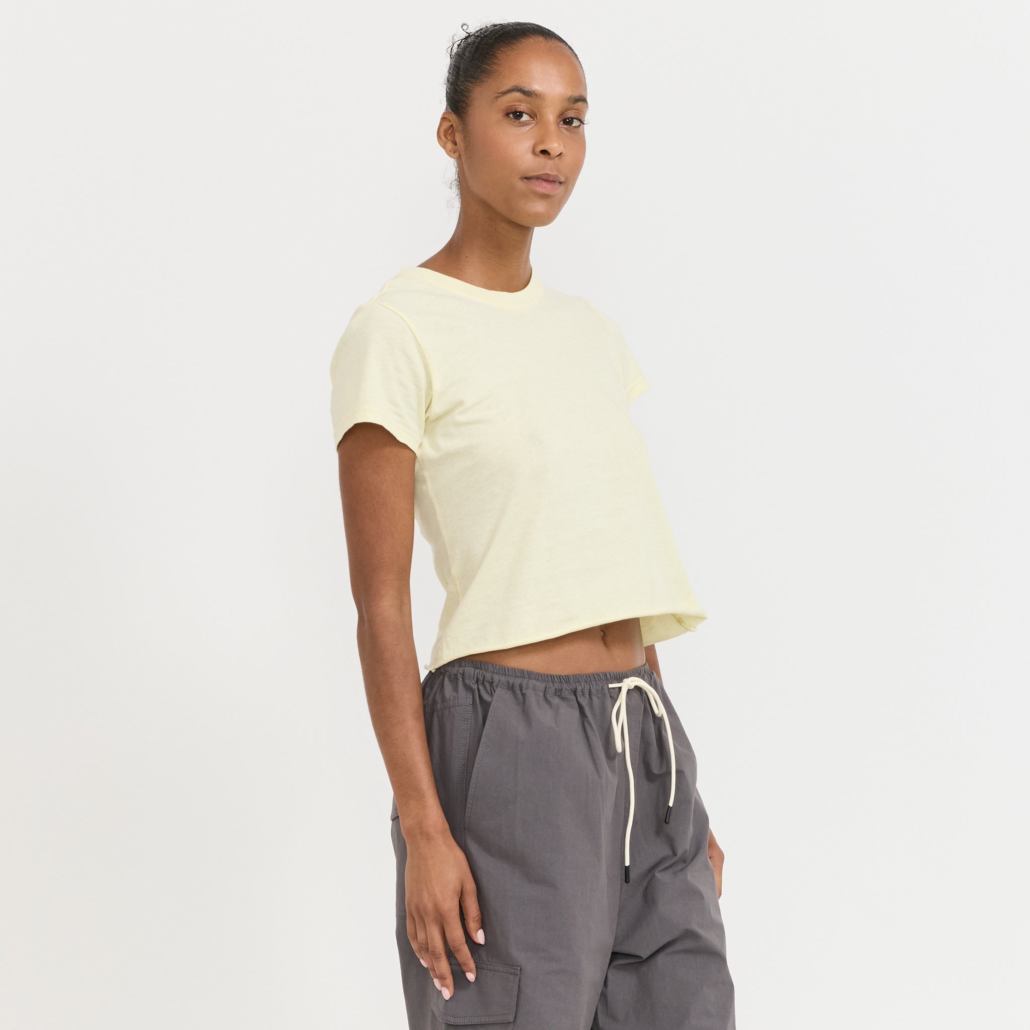 Raw Edge Baby T-Shirt Lemon Sorbet