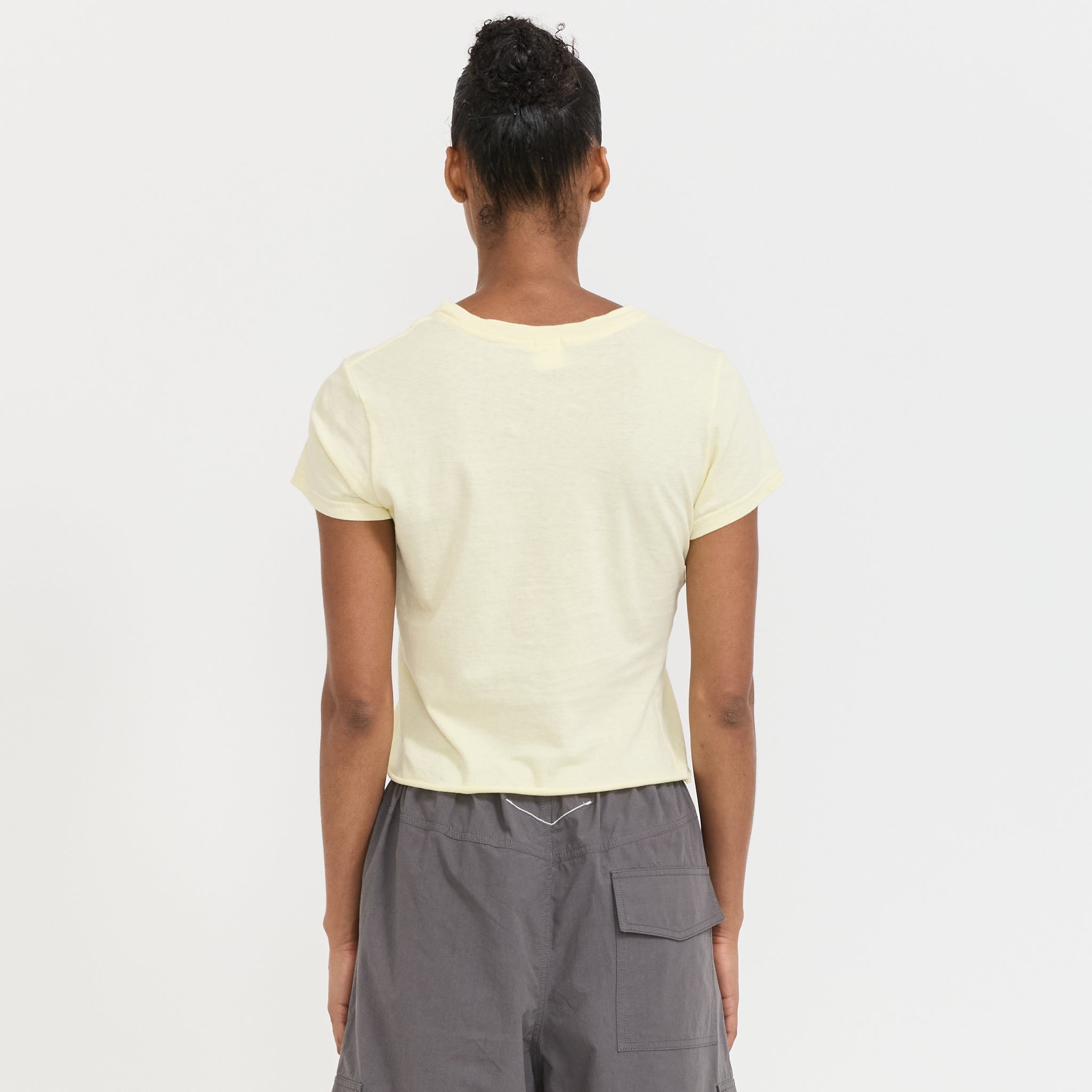 Raw Edge Baby T-Shirt Lemon Sorbet