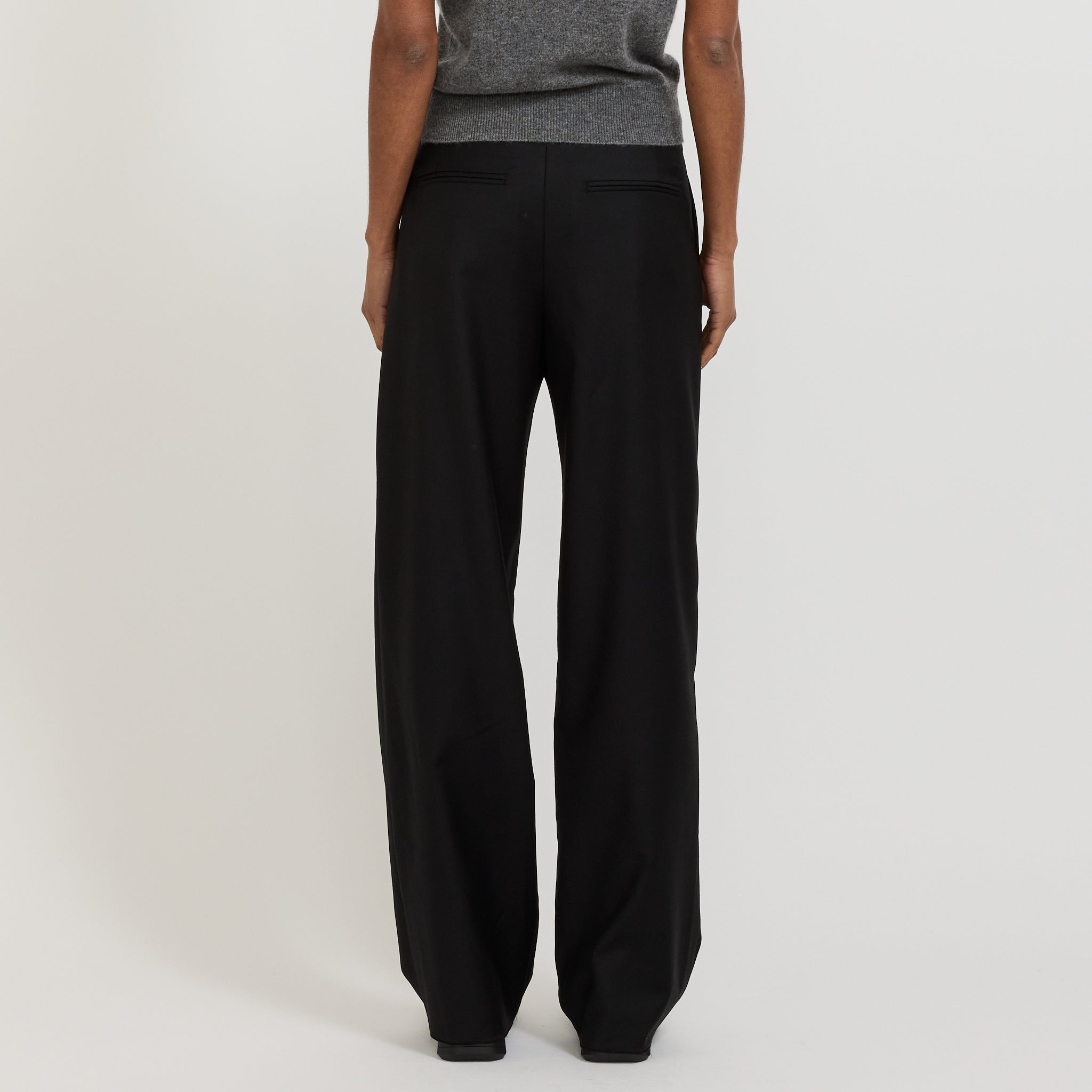 Bassike | Tailored Pant Black | Maplestore