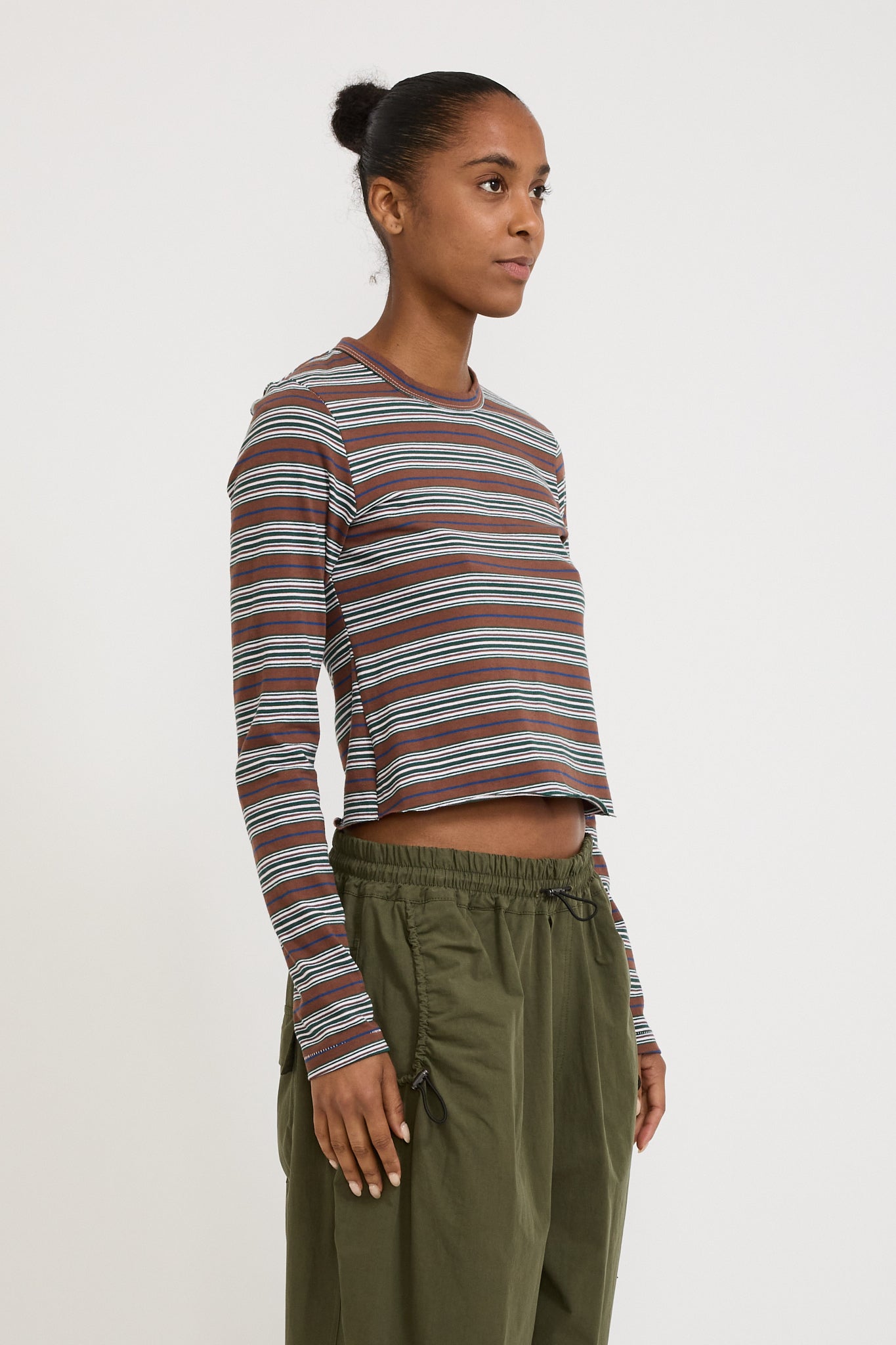 Vintage Stripe Long Sleeve Baby Tee