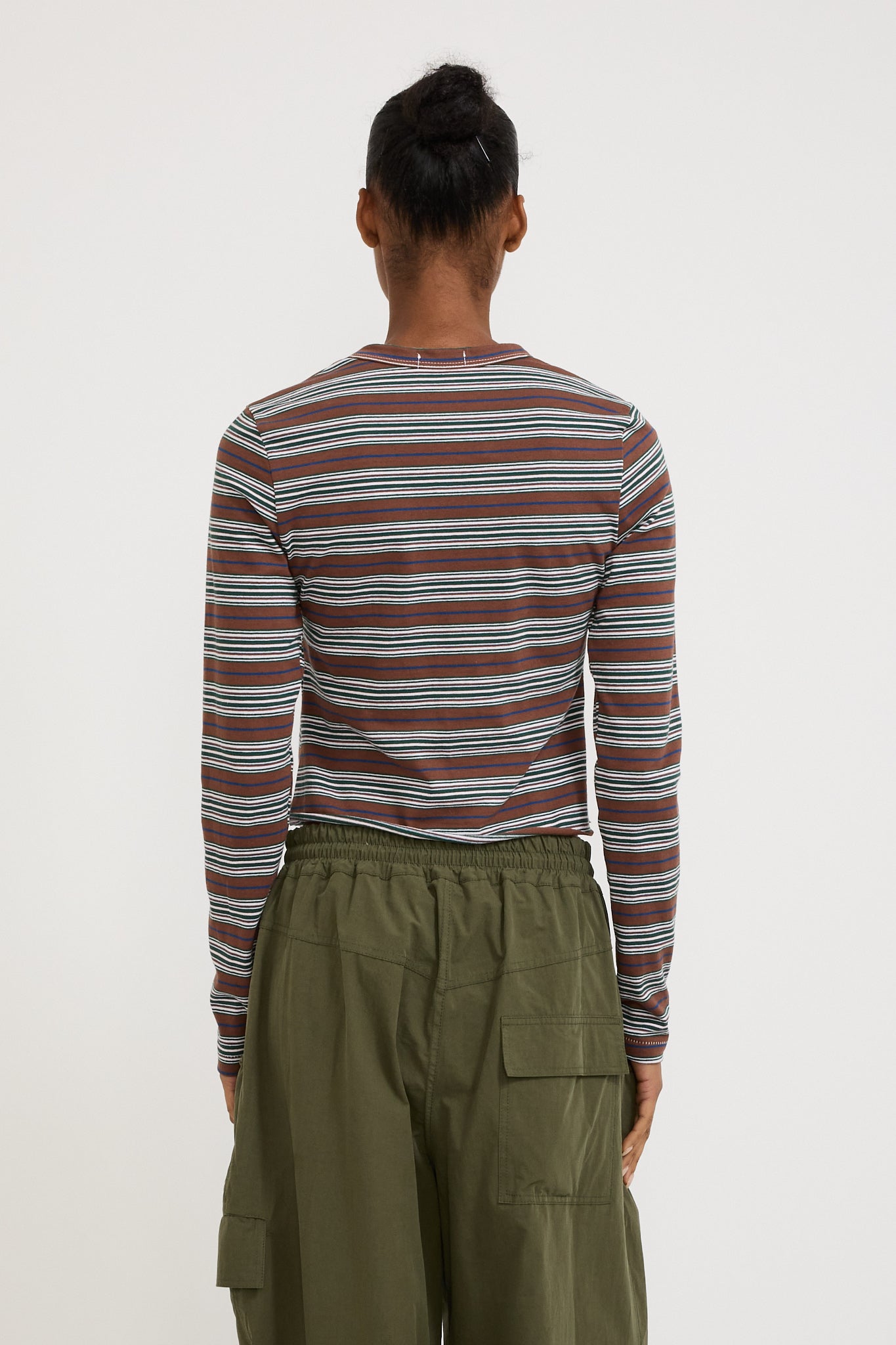 Vintage Stripe Long Sleeve Baby Tee