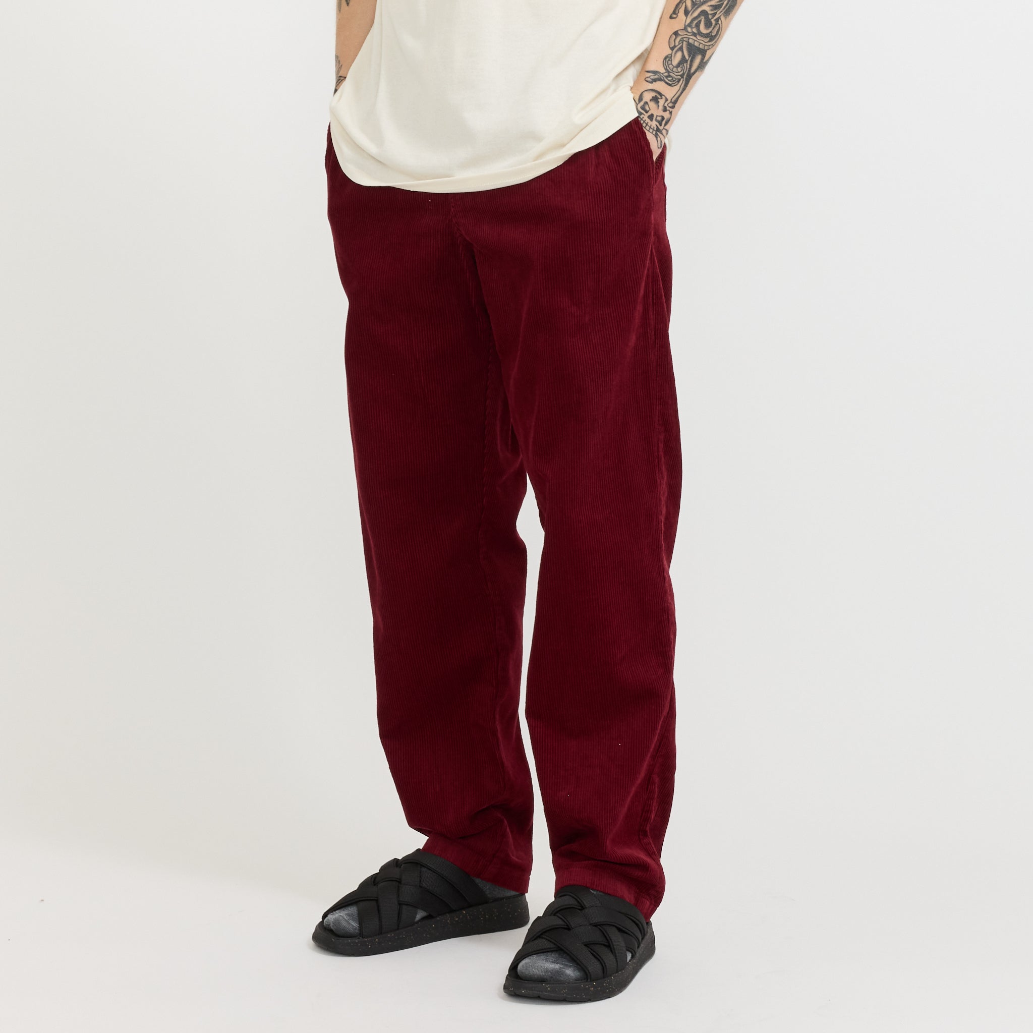 Active Lazy Pants Burgundy