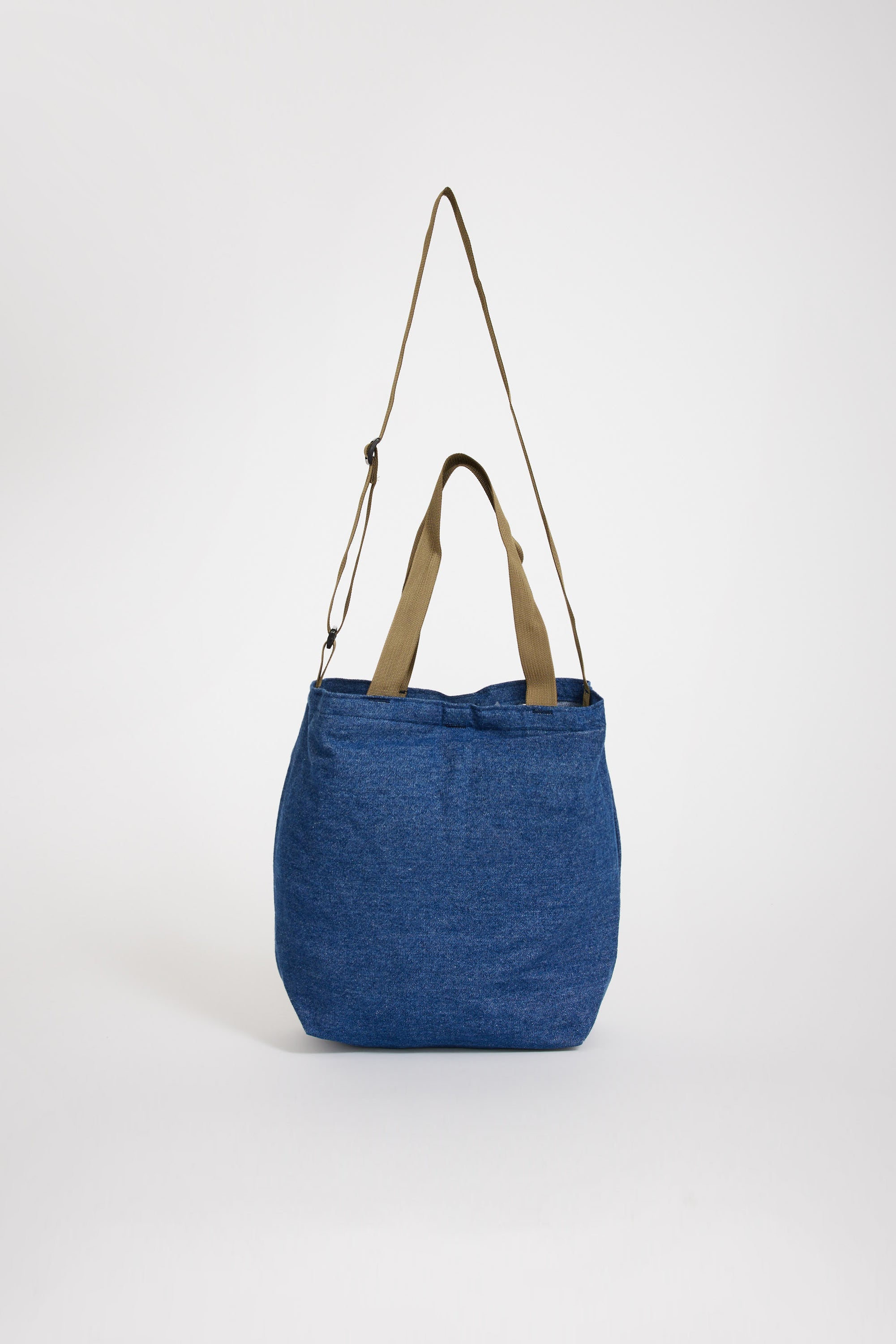 Battenwear | Mini Packable Tote Denim x Tan | Maplestore