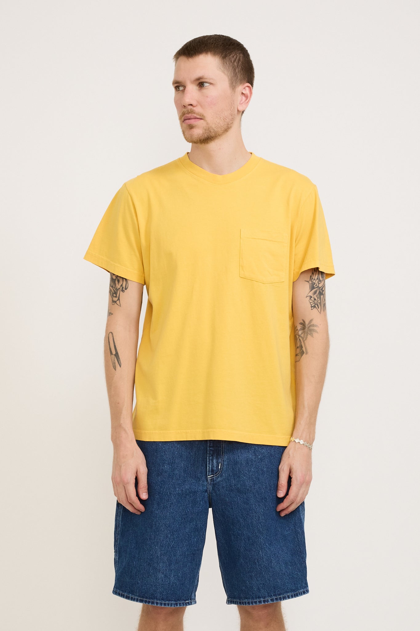 Battenwear | S/S Pocket Tee Mustard | Maplestore