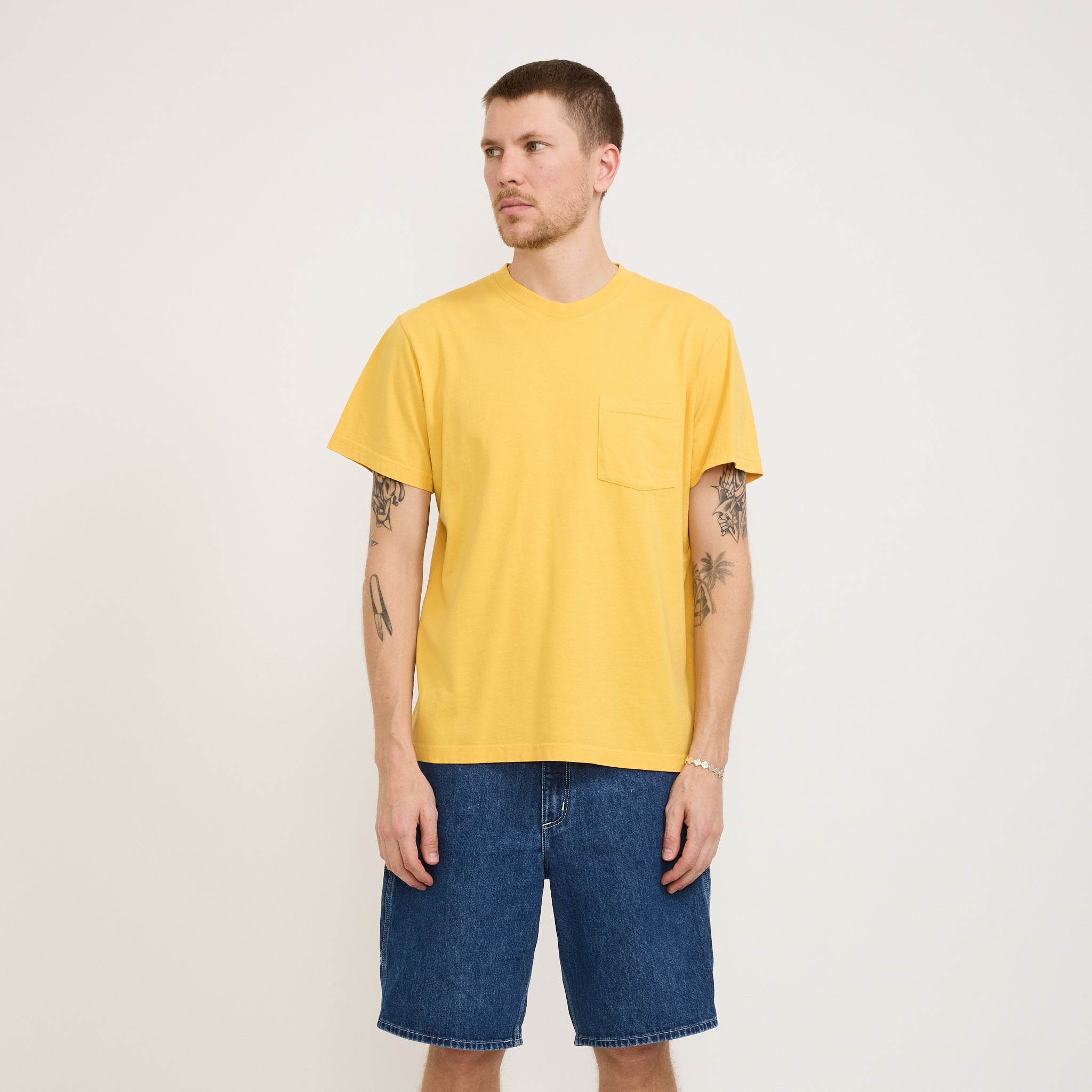 S/S Pocket Tee Mustard