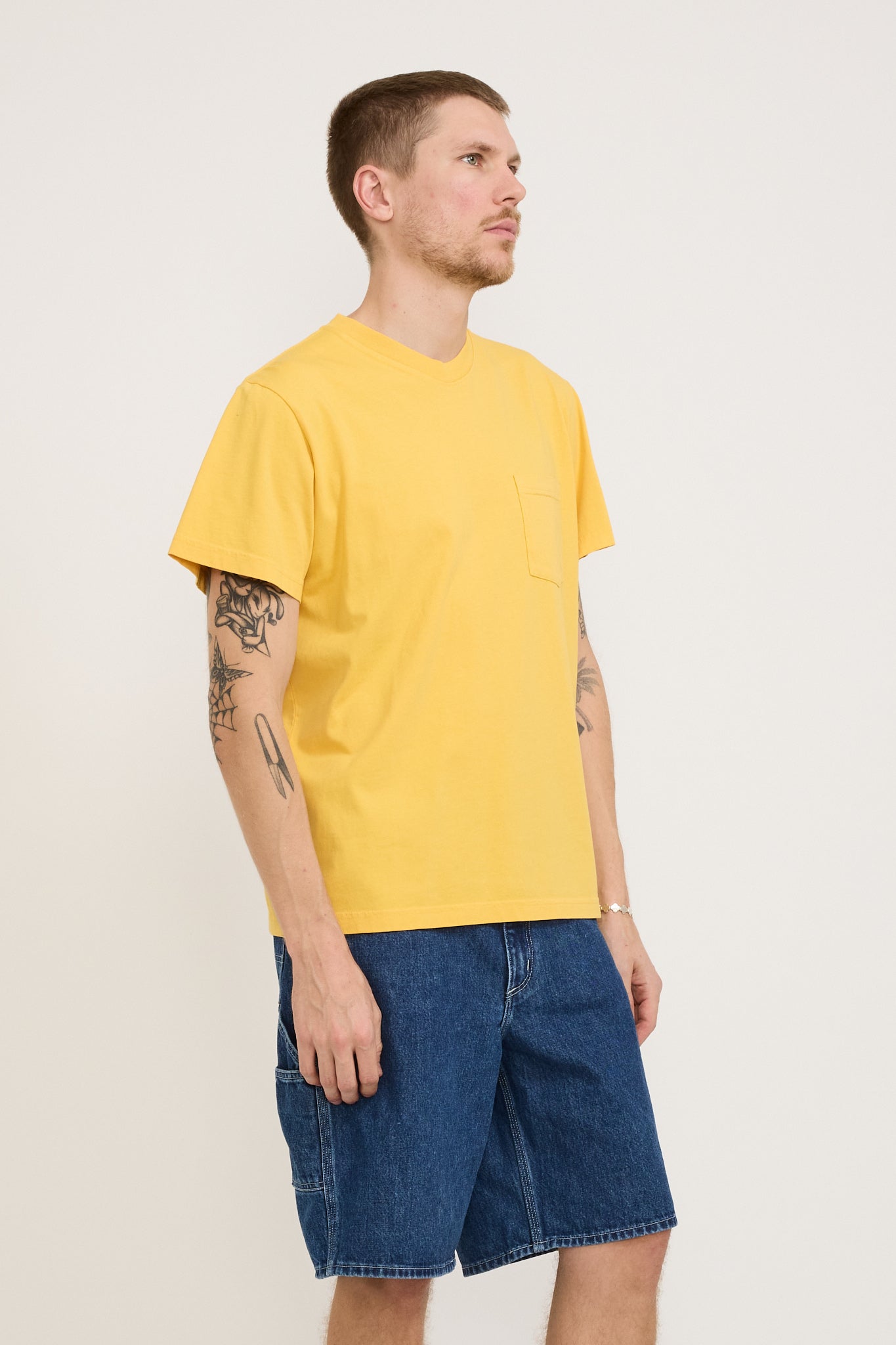 Battenwear | S/S Pocket Tee Mustard | Maplestore